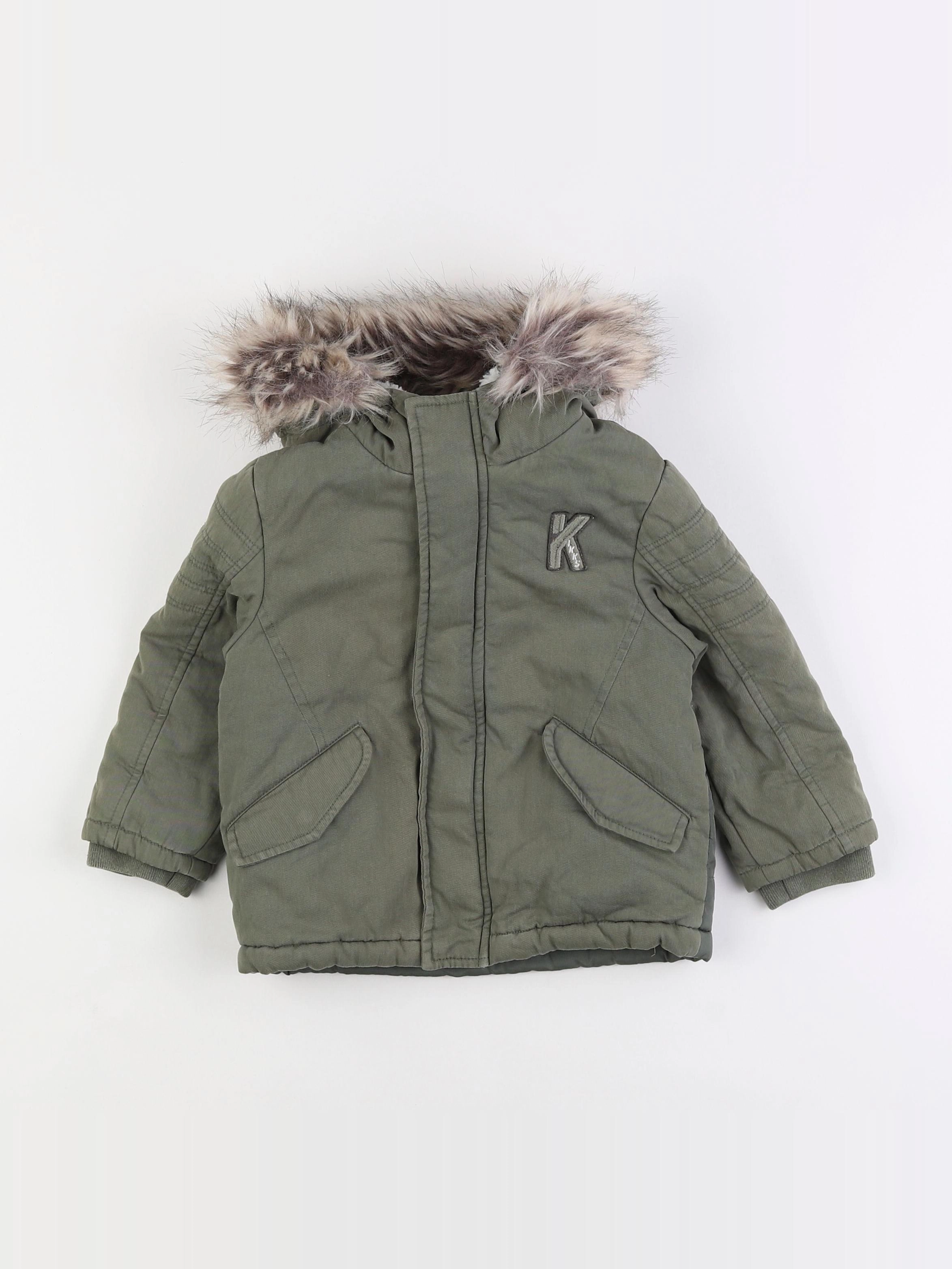 IKKS - manteau vert - 2 ans