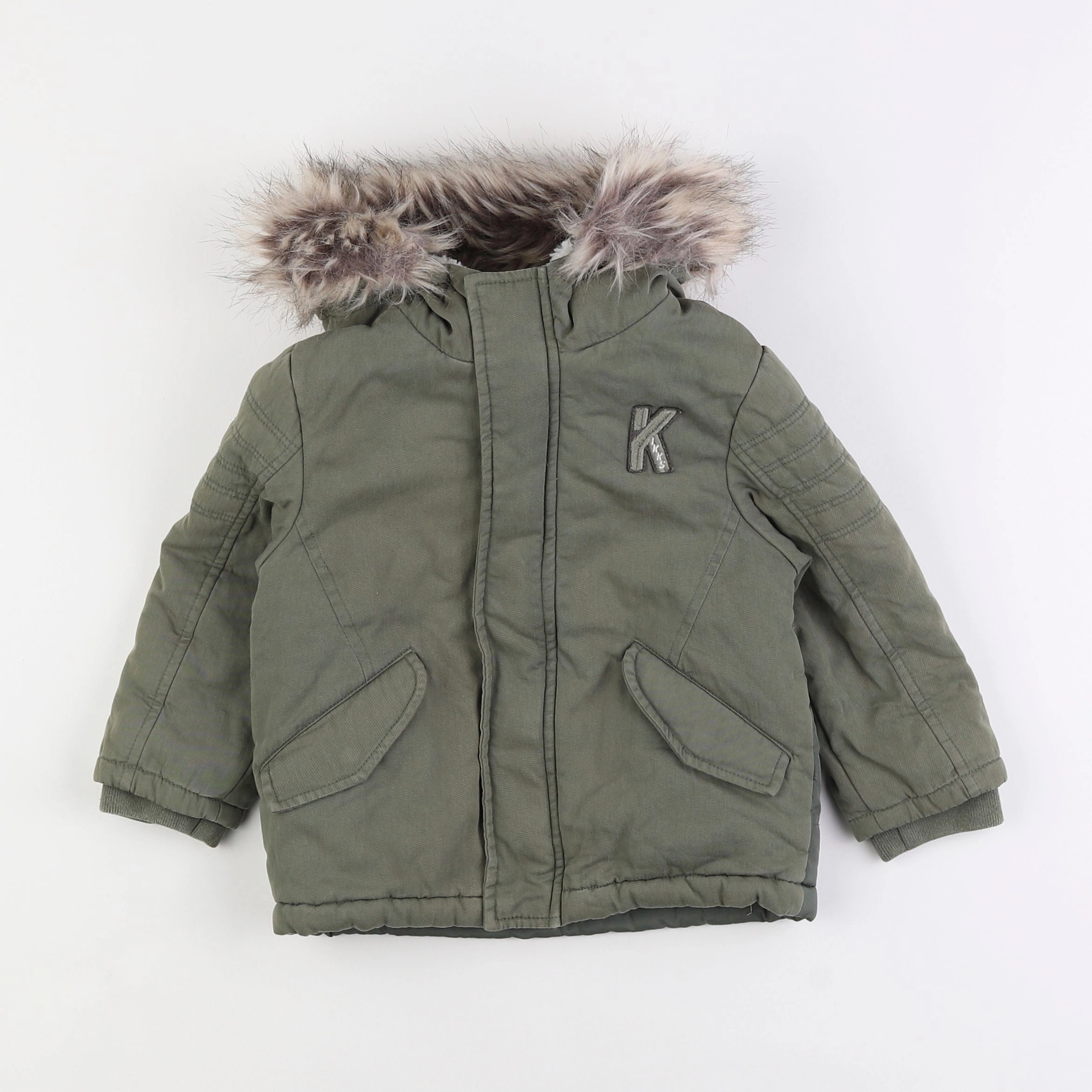 IKKS - manteau vert - 2 ans