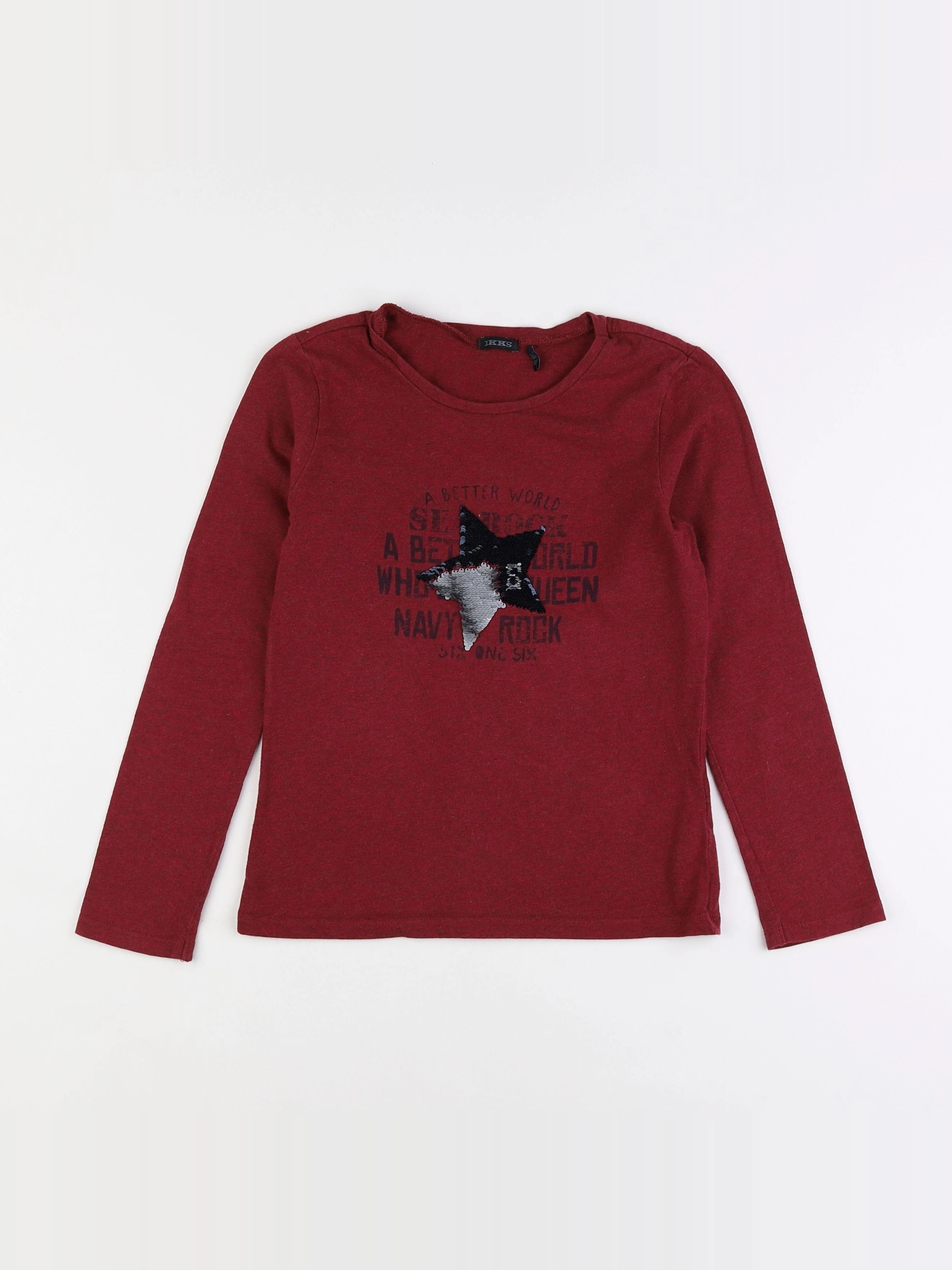 IKKS - tee-shirt rouge - 10 ans
