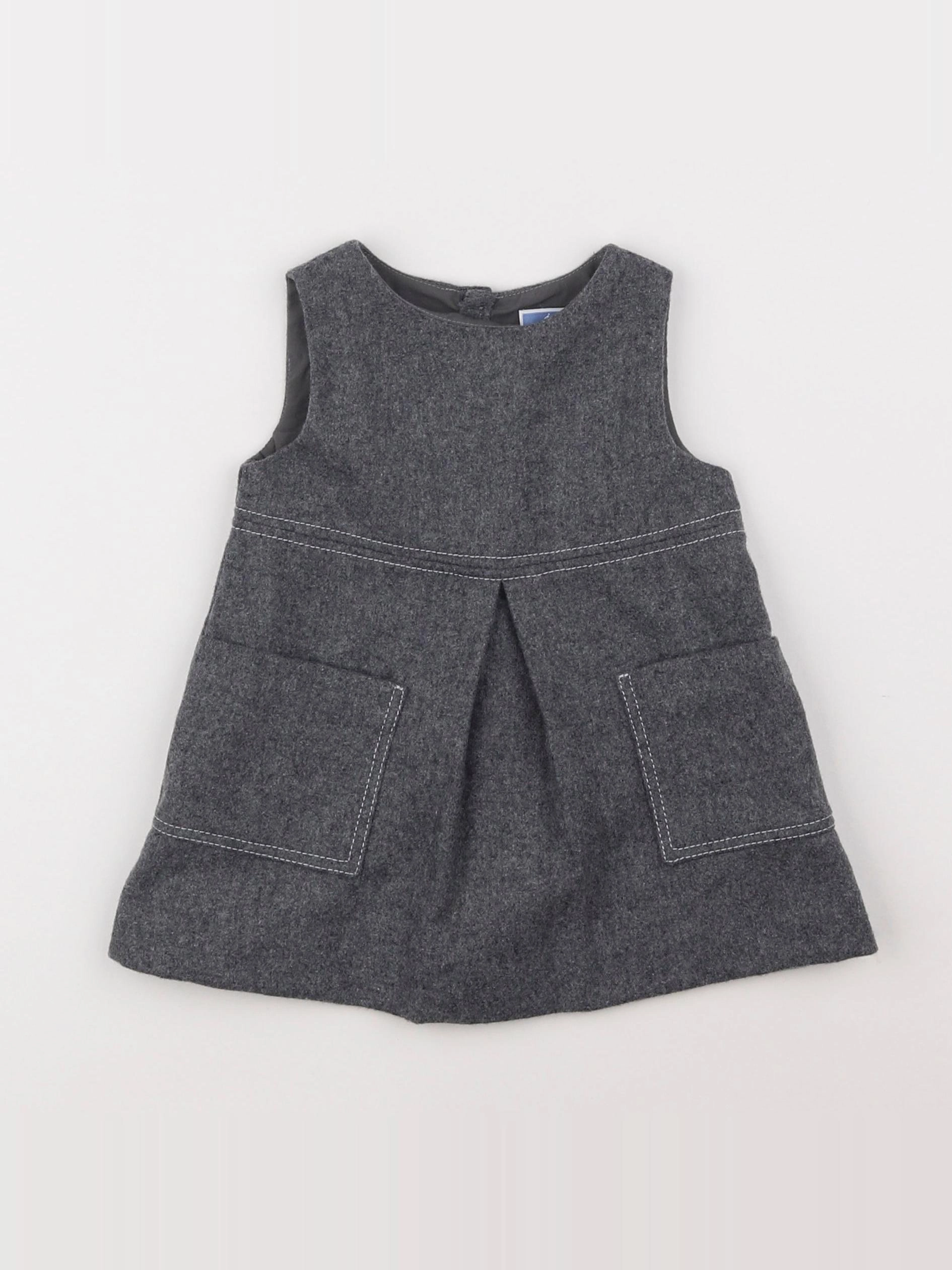 Jacadi - robe gris - 6 mois