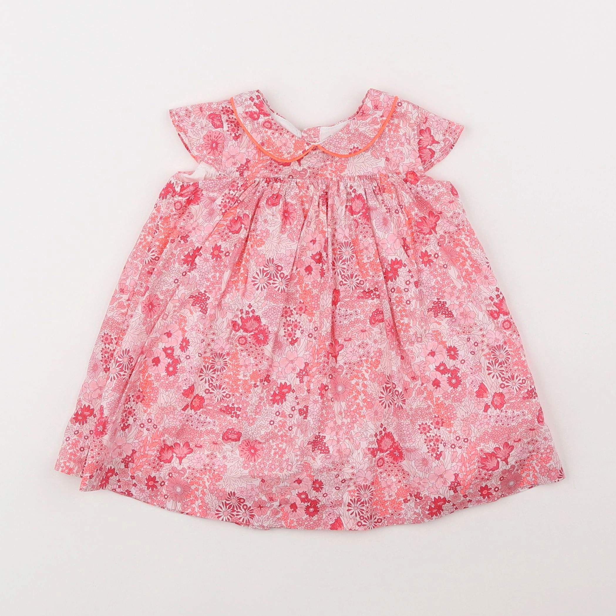 Jacadi - robe liberty rose - 6 mois