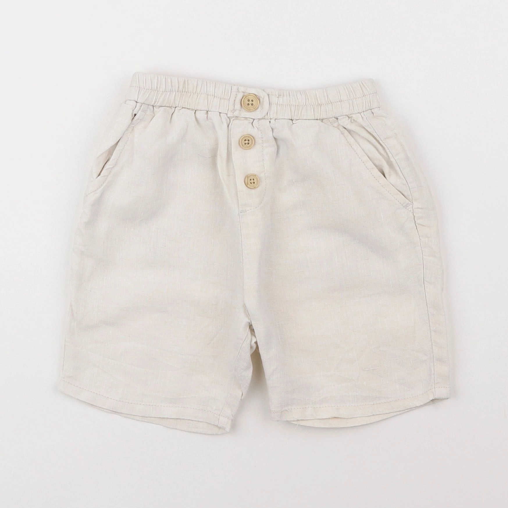 Zara - short beige - 18 mois à 2 ans