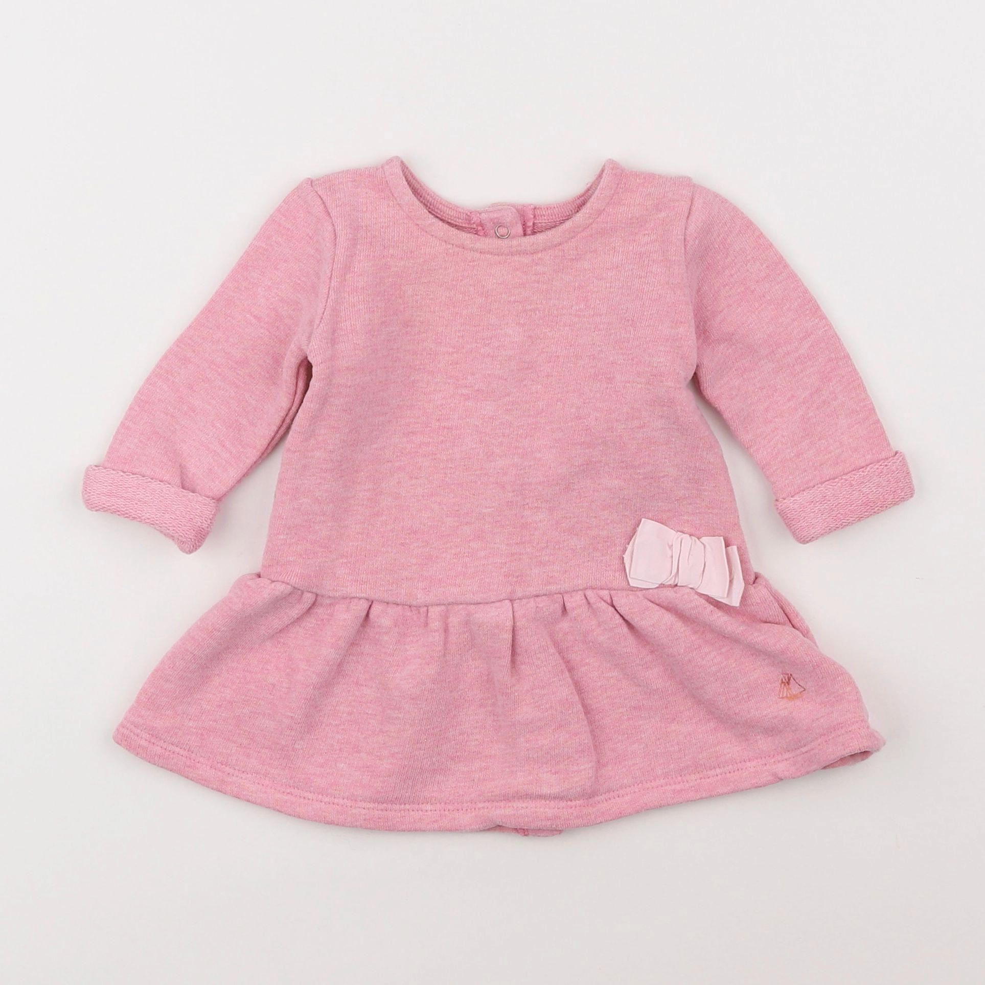 Petit Bateau - robe rose - 3 mois