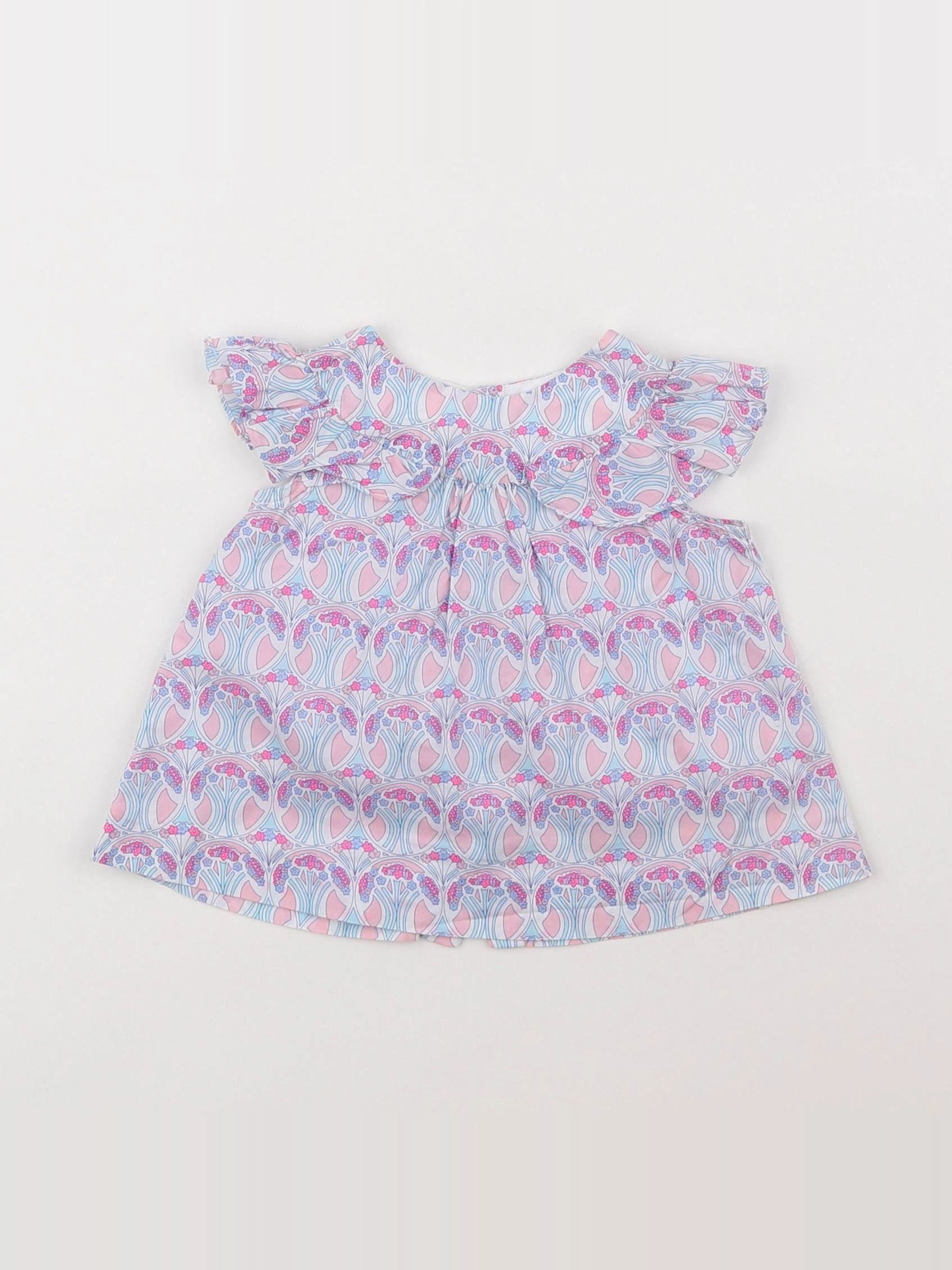Jacadi - blouse liberty violet - 6 mois