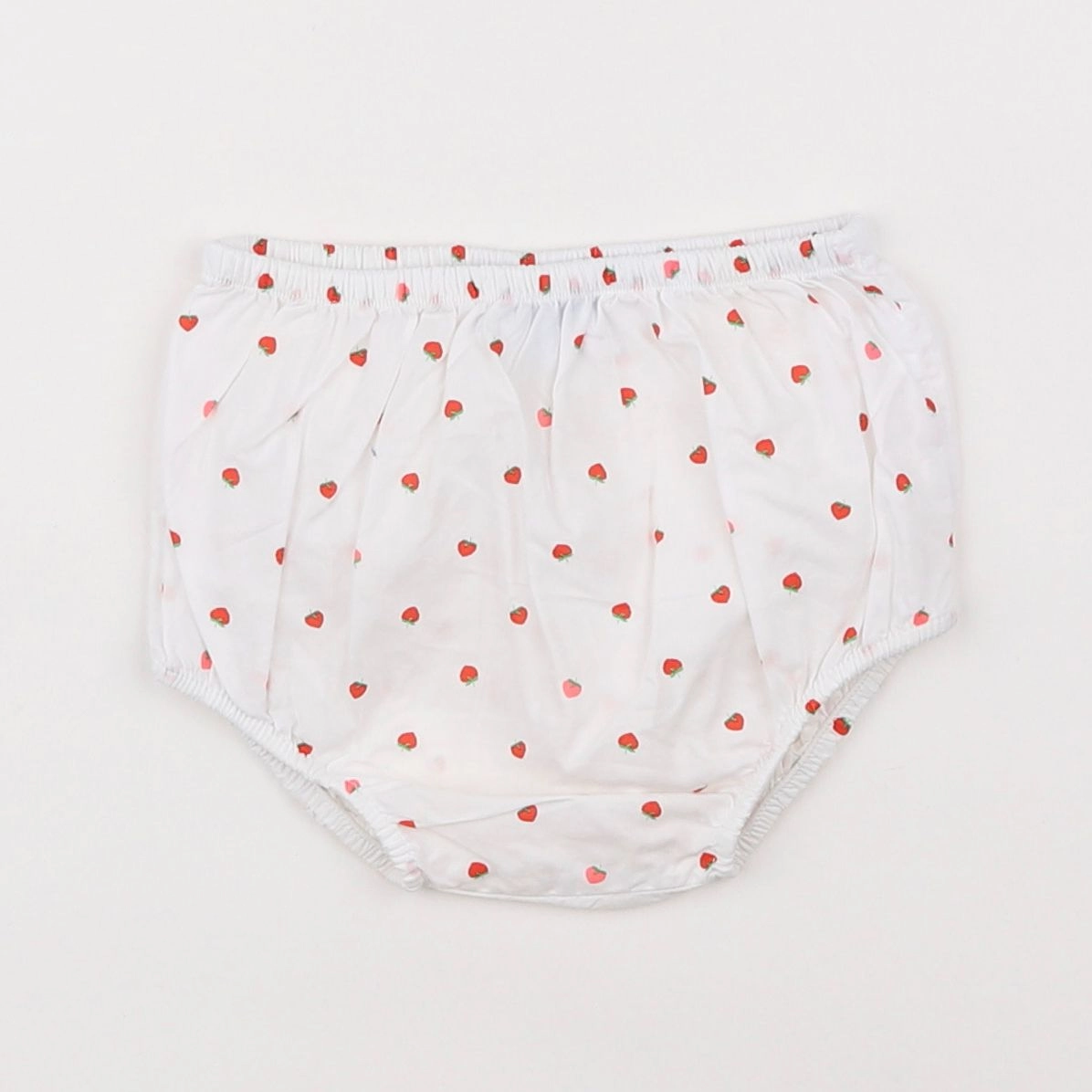 Jacadi - bloomer blanc, rouge - 6 mois