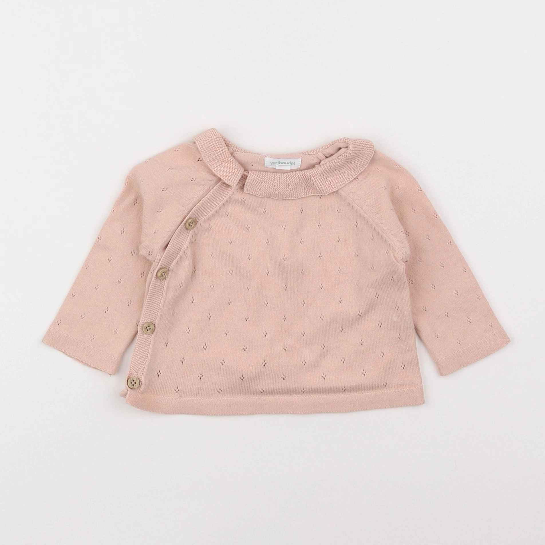 Vertbaudet - pull rose - 3 mois