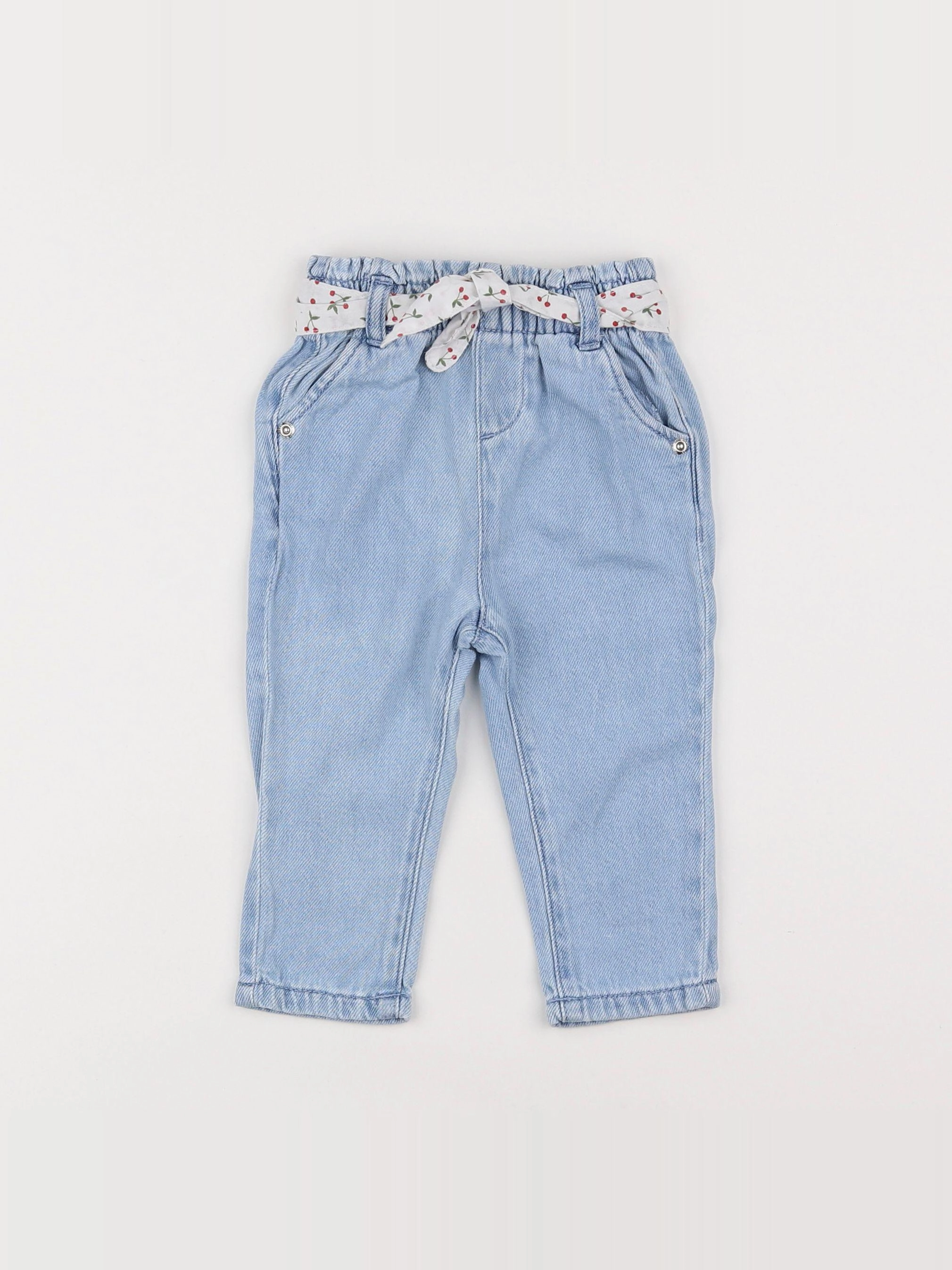 Vertbaudet - jean bleu - 6 mois