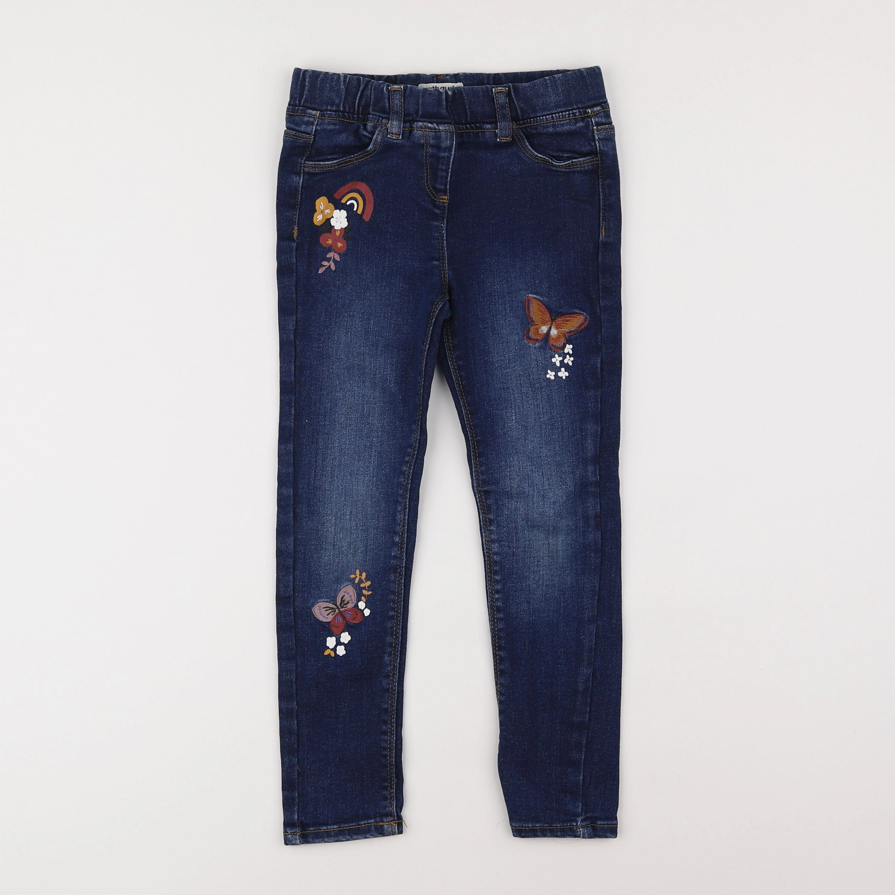 Vertbaudet - jegging bleu - 6 ans