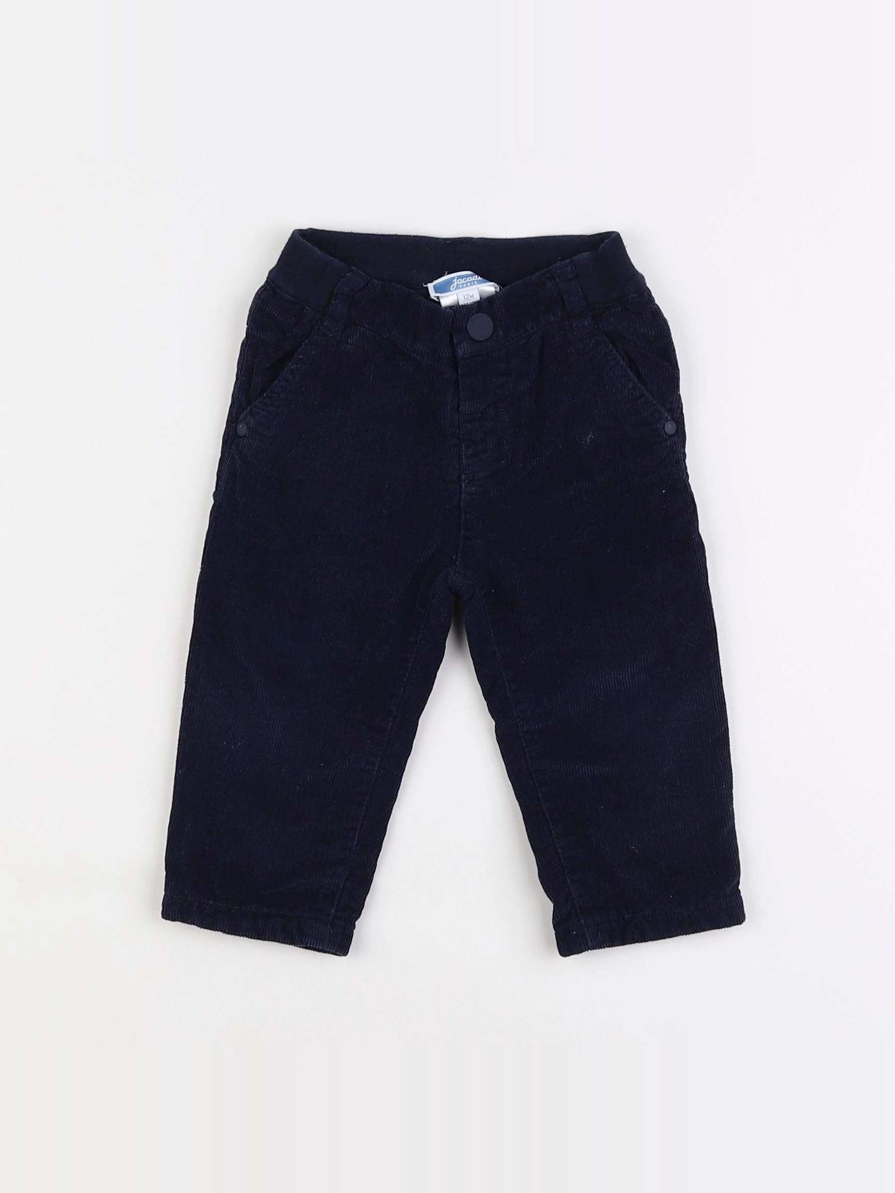 Jacadi - pantalon bleu - 12 mois