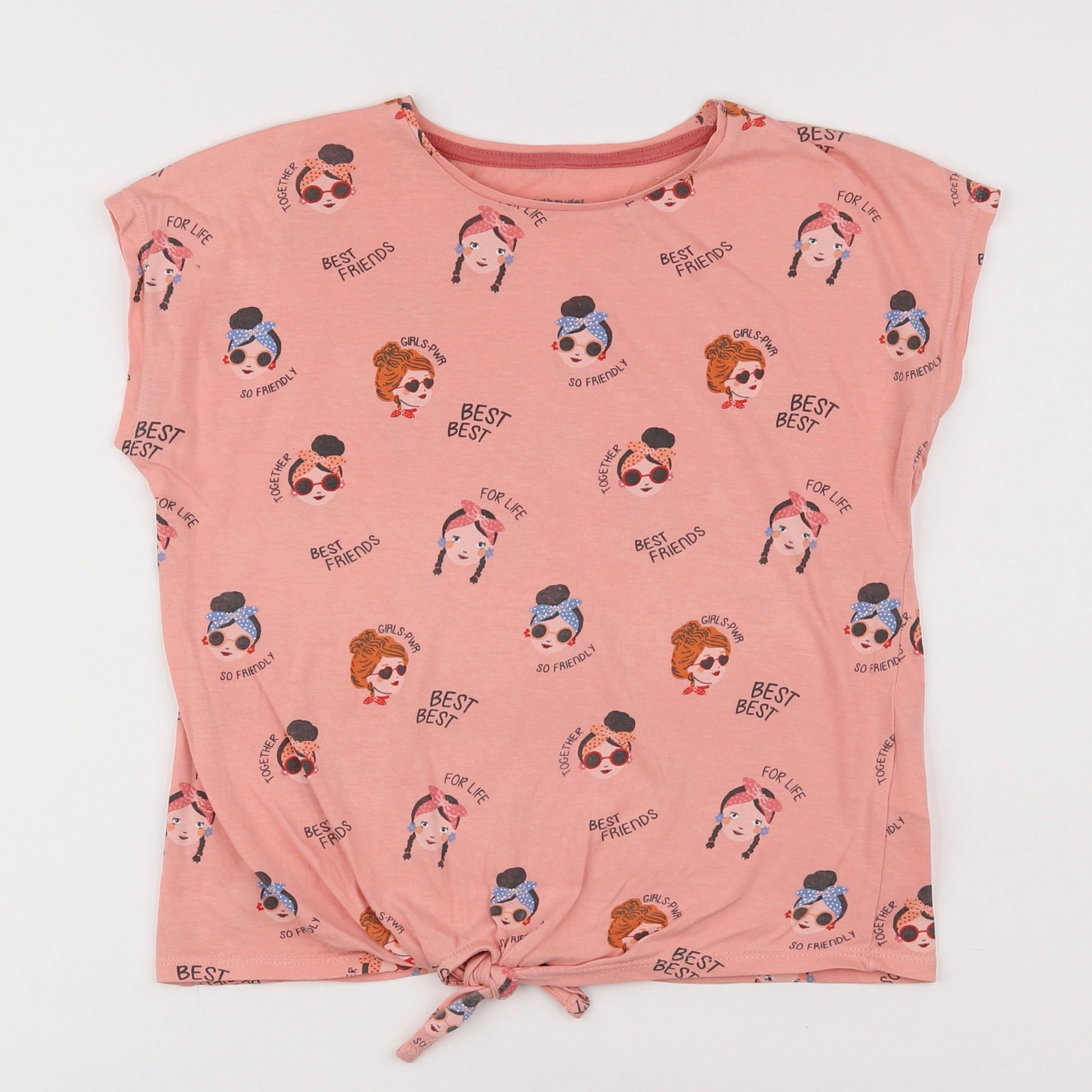 Vertbaudet - tee-shirt rose - 10 ans