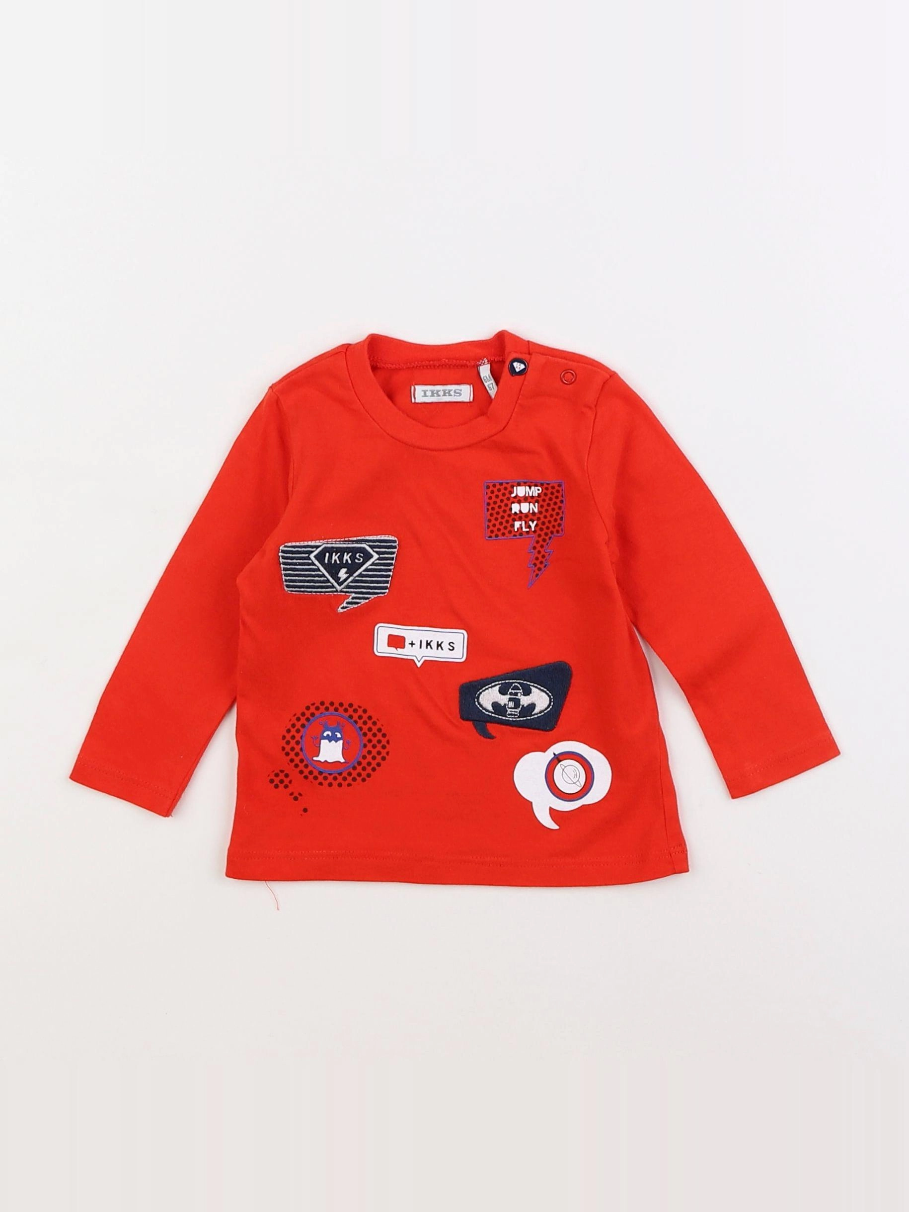 IKKS - tee-shirt rouge - 6 mois