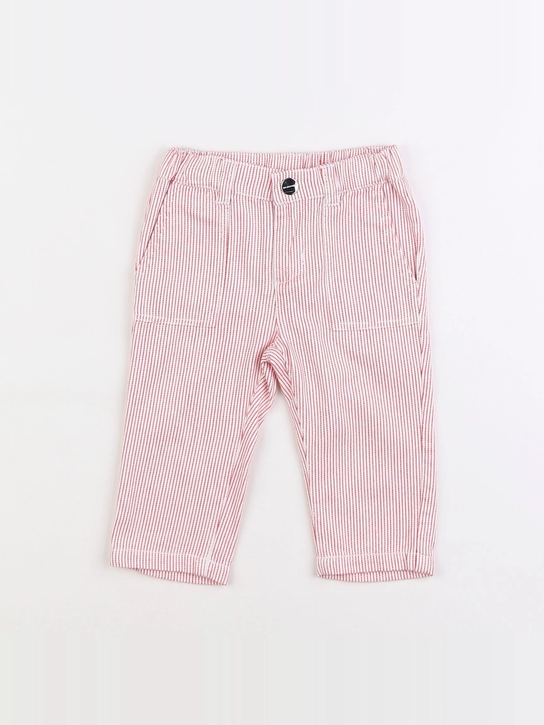 Jacadi - pantalon rouge - 12 mois
