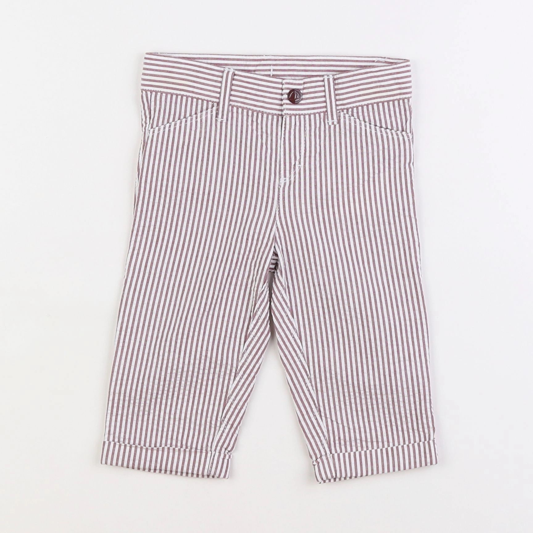 Petit Bateau - pantalon marron - 6 mois