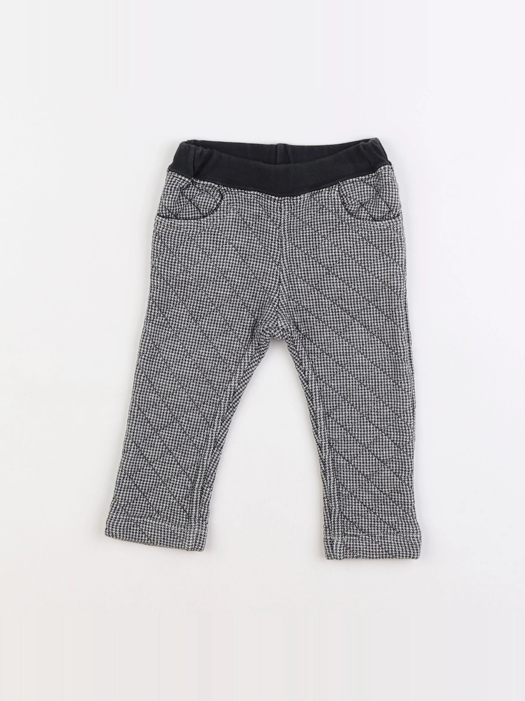 Petit Bateau - pantalon gris - 6 mois