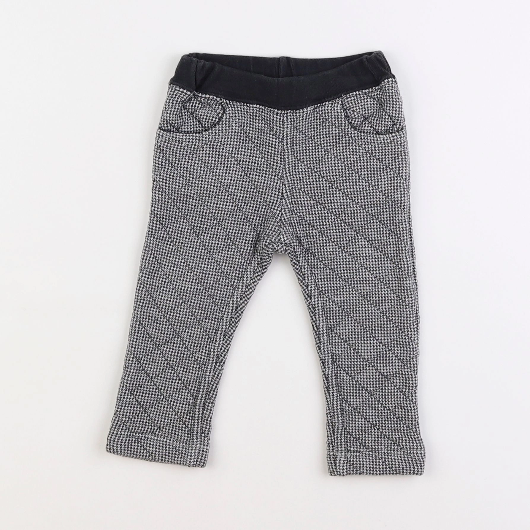 Petit Bateau - pantalon gris - 6 mois