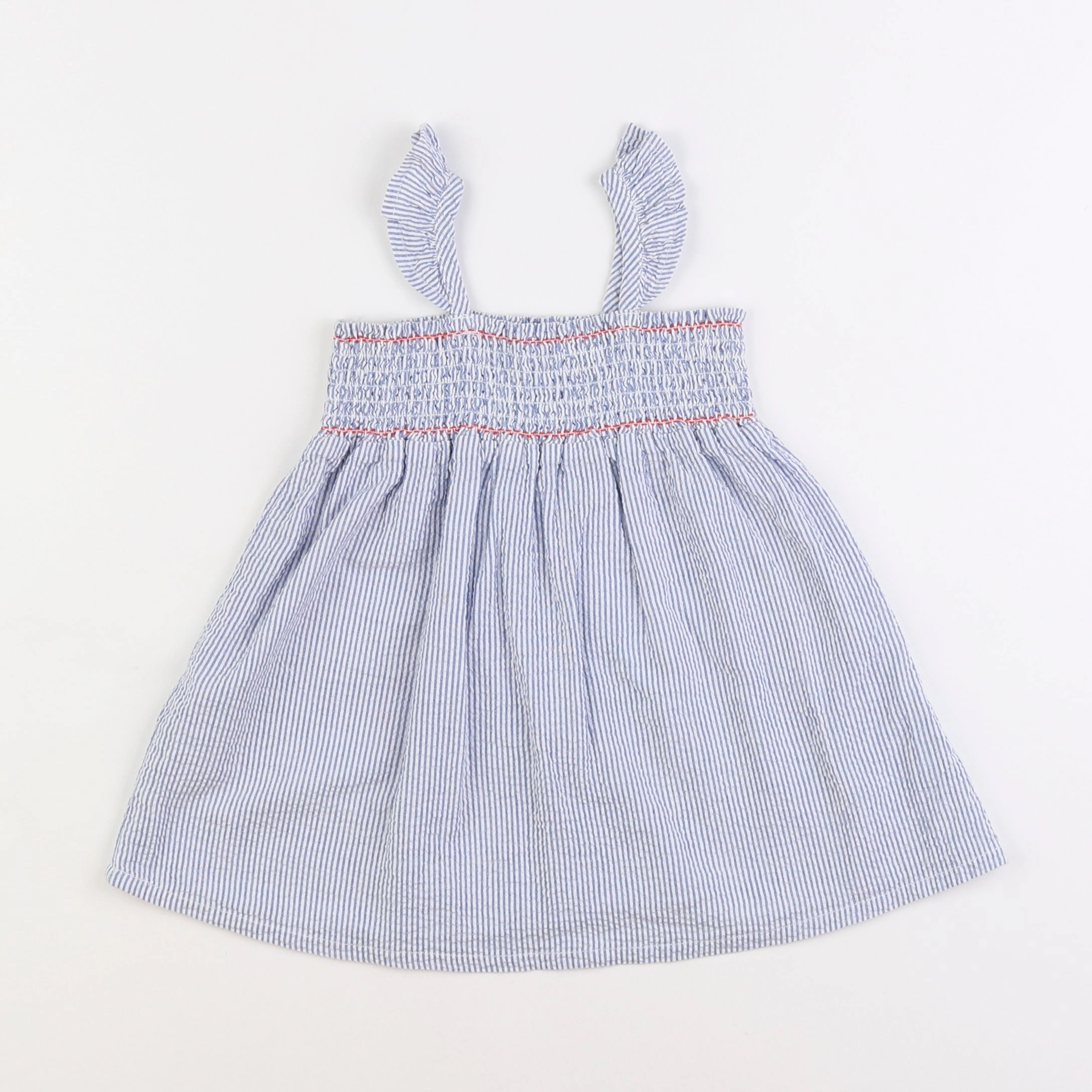 Boutchou - robe bleu - 12 mois