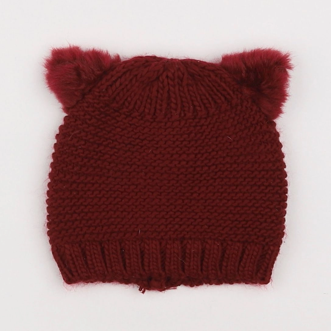 Zara - bonnet rouge - 6/12 mois