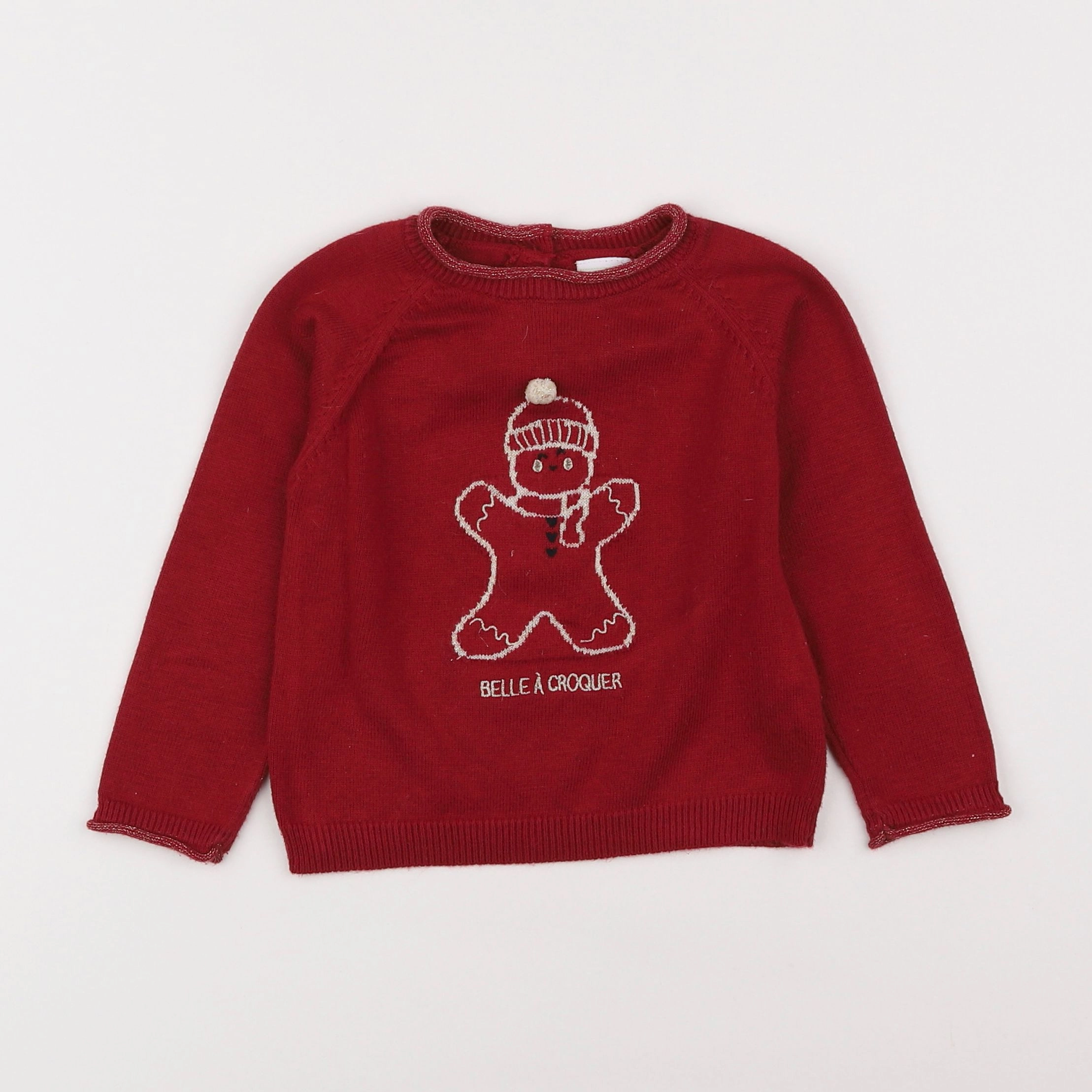 Tape à l'oeil - pull rouge - 2 ans