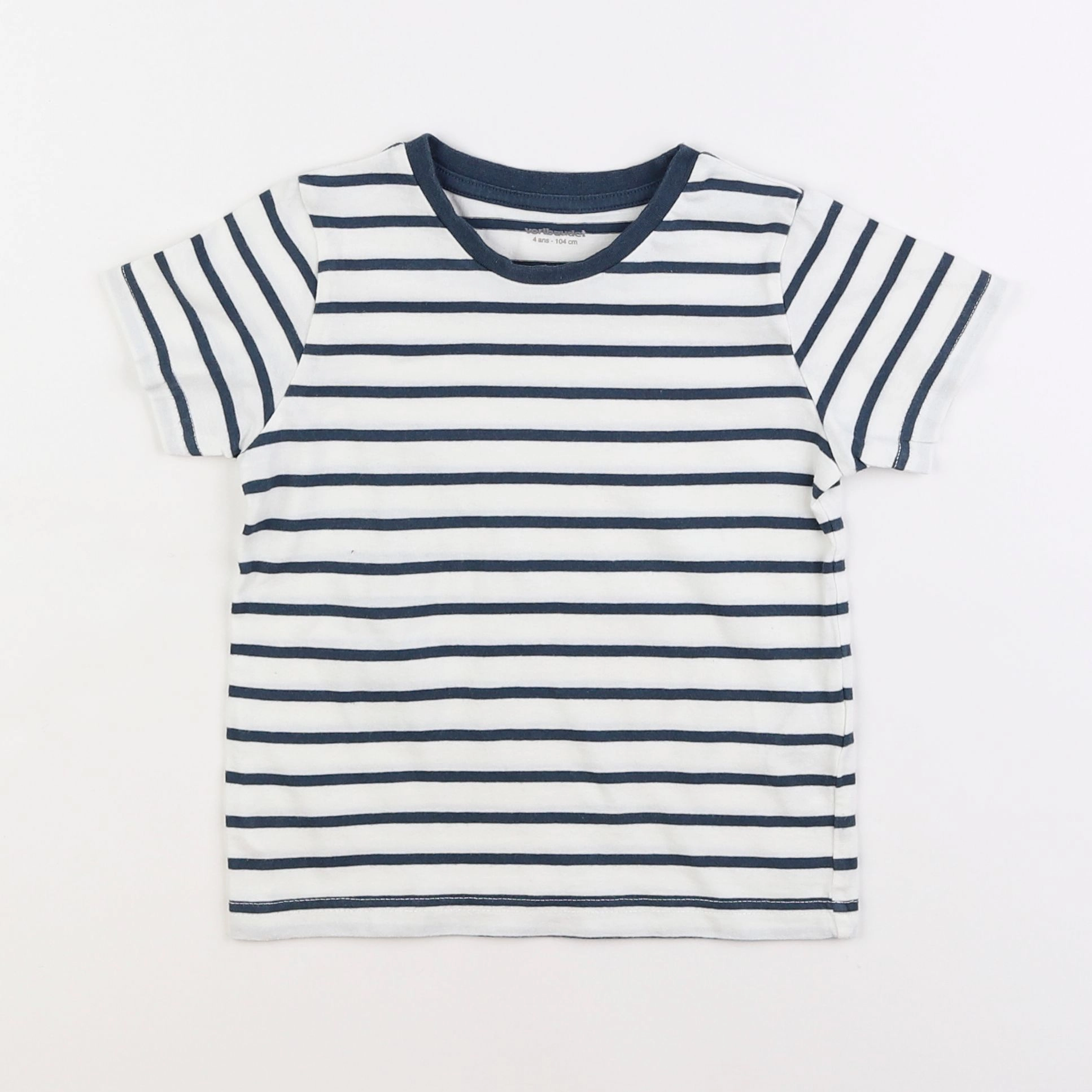 Vertbaudet - tee-shirt bleu - 4 ans