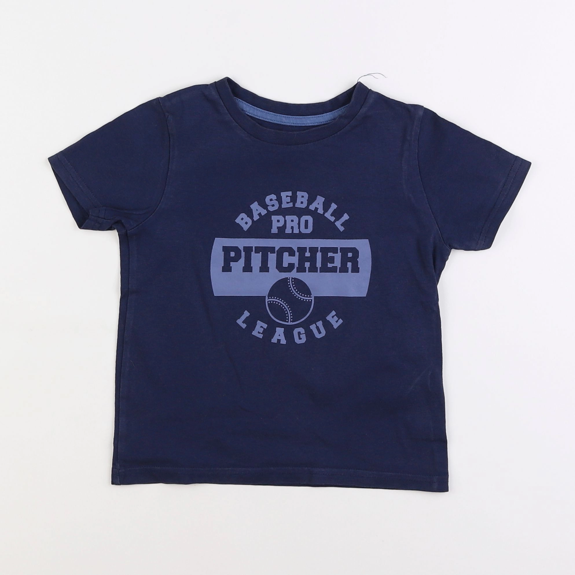 Vertbaudet - tee-shirt bleu - 4 ans