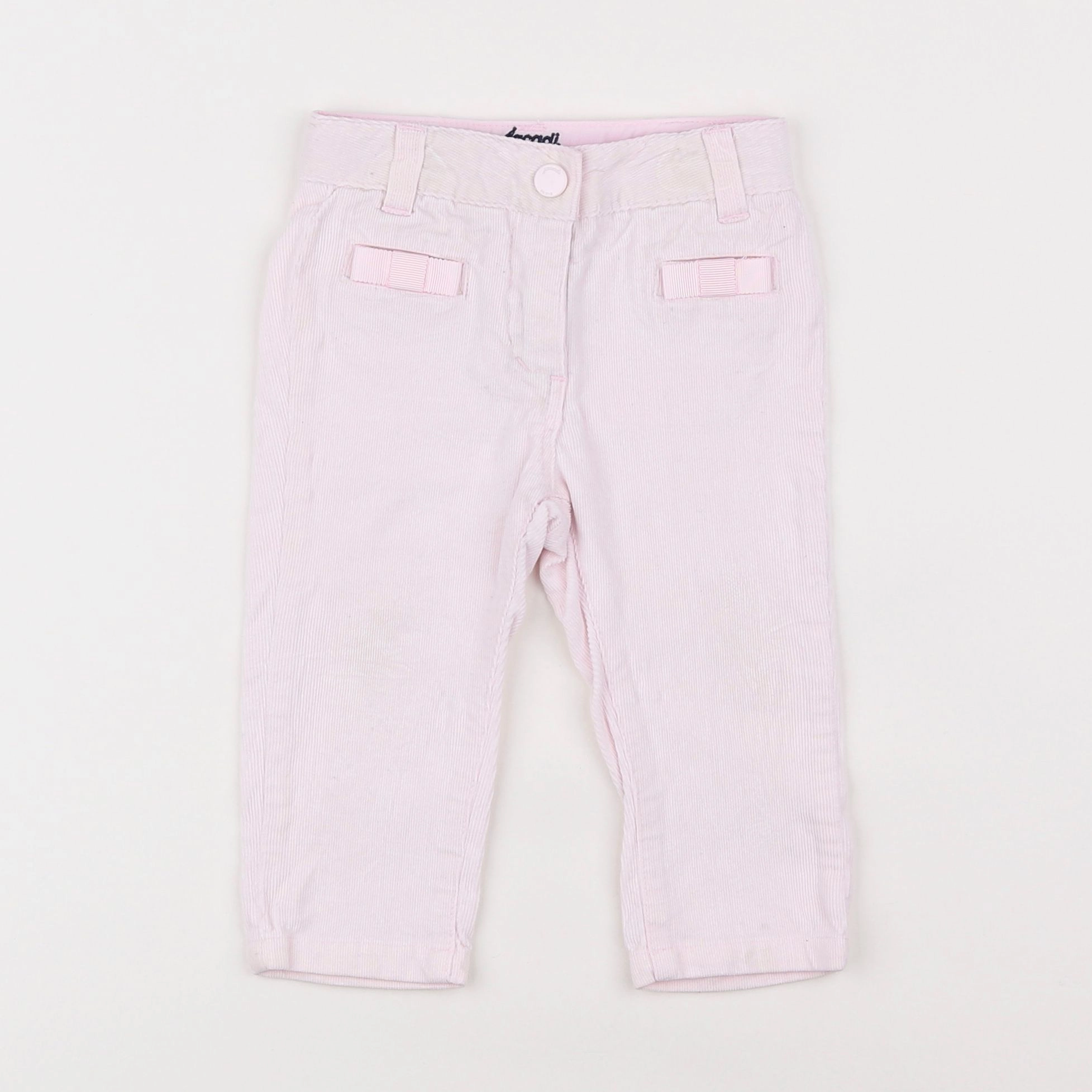 Jacadi - pantalon rose - 12 mois