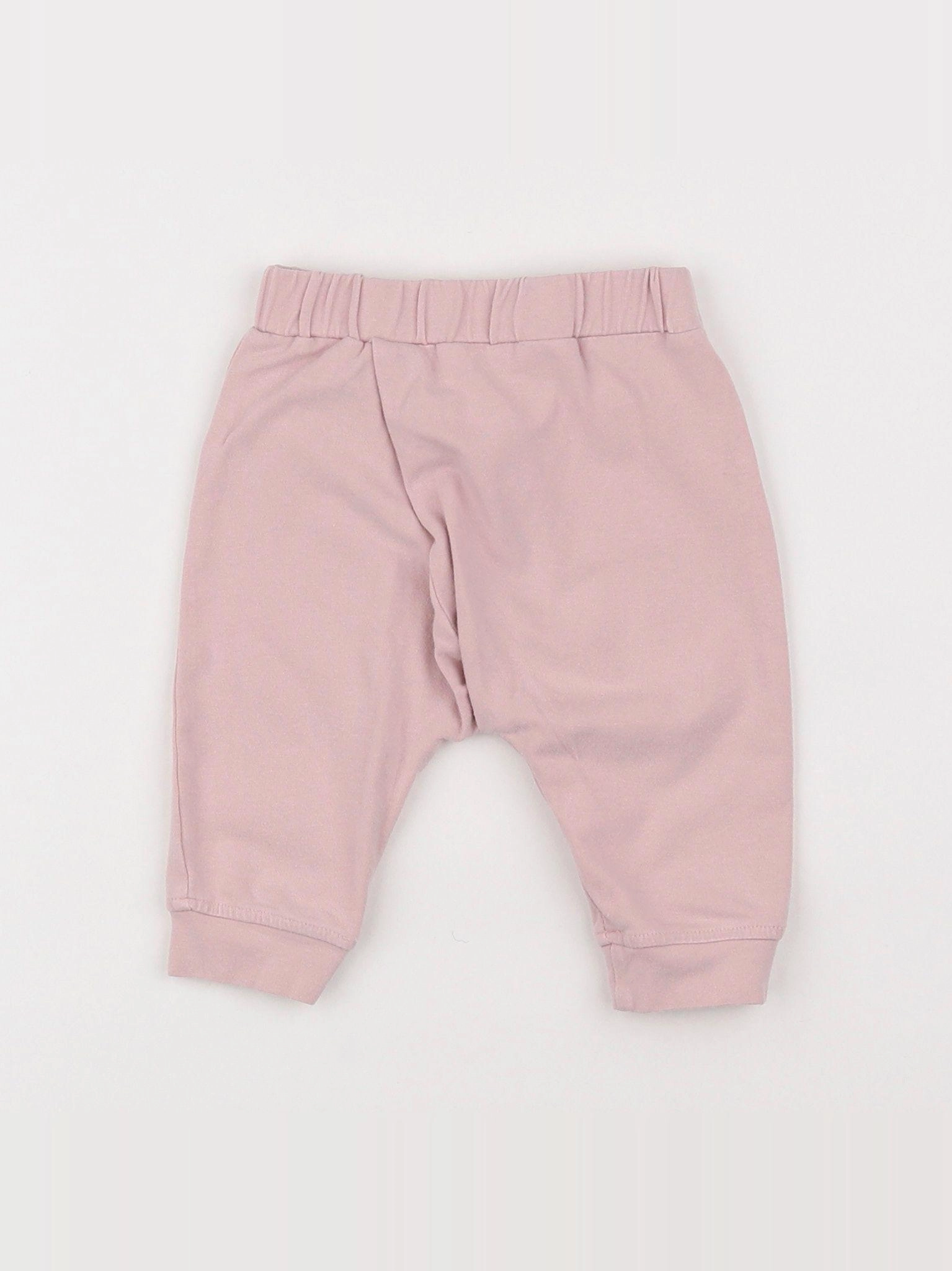 Vertbaudet - pantalon rose - 6 mois