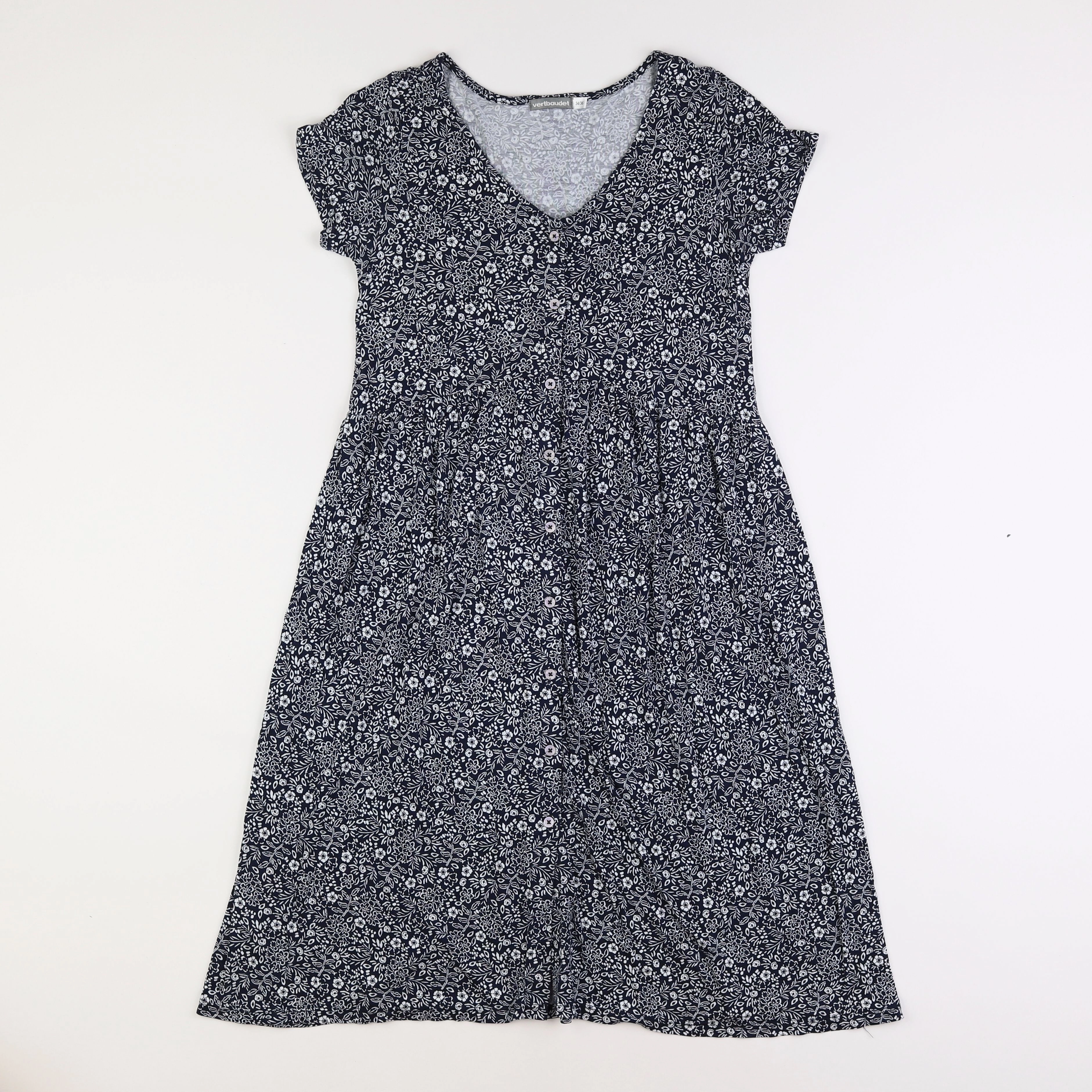 Vertbaudet - robe grossesse bleu, blanc - 34 à 36