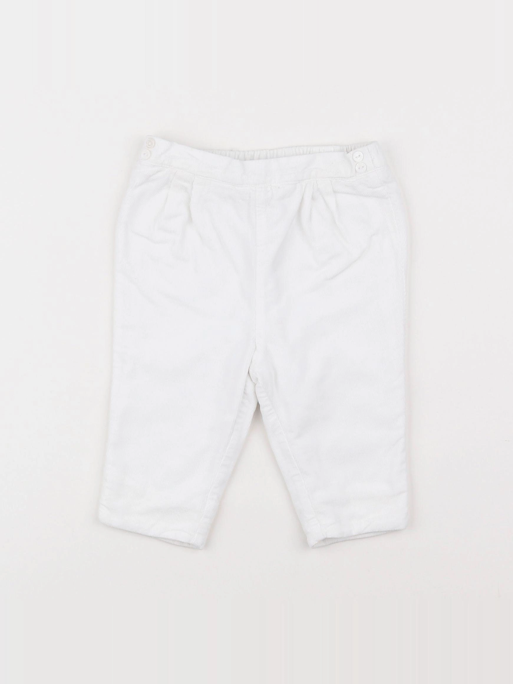 Cyrillus - pantalon blanc - 6 mois