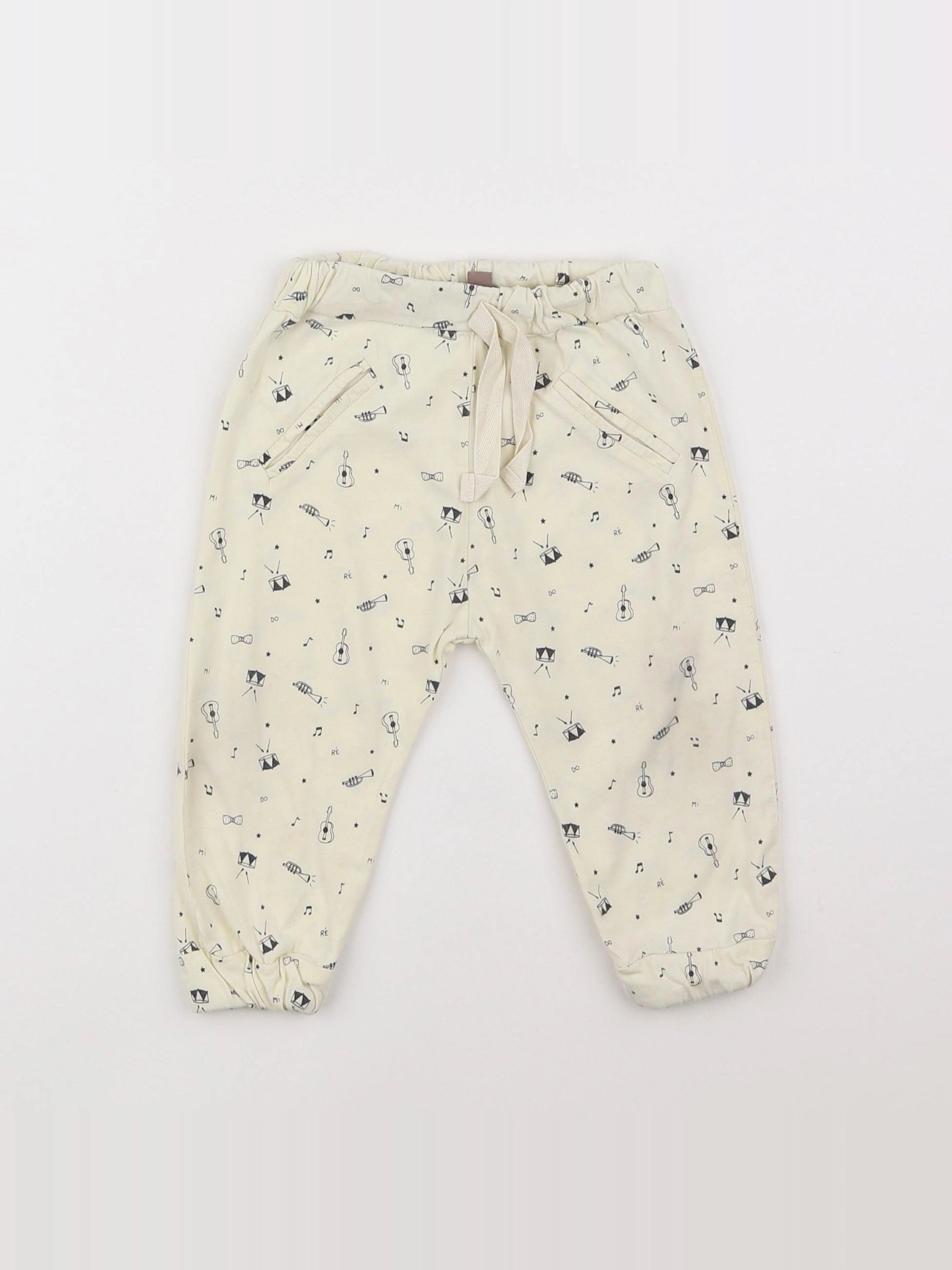 Emile et Ida - jogging beige - 12 mois