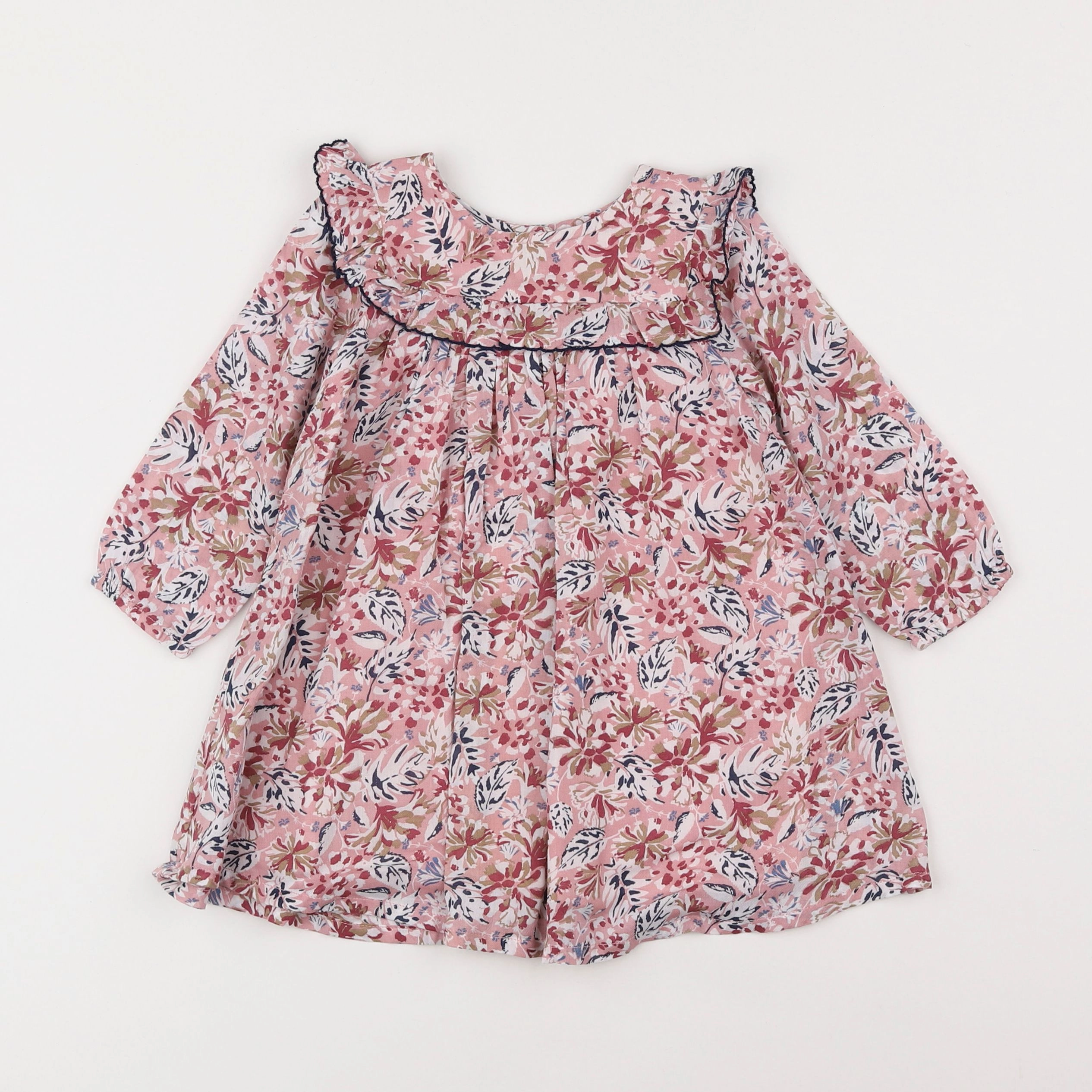 Boutchou - robe multicolore - 12 mois