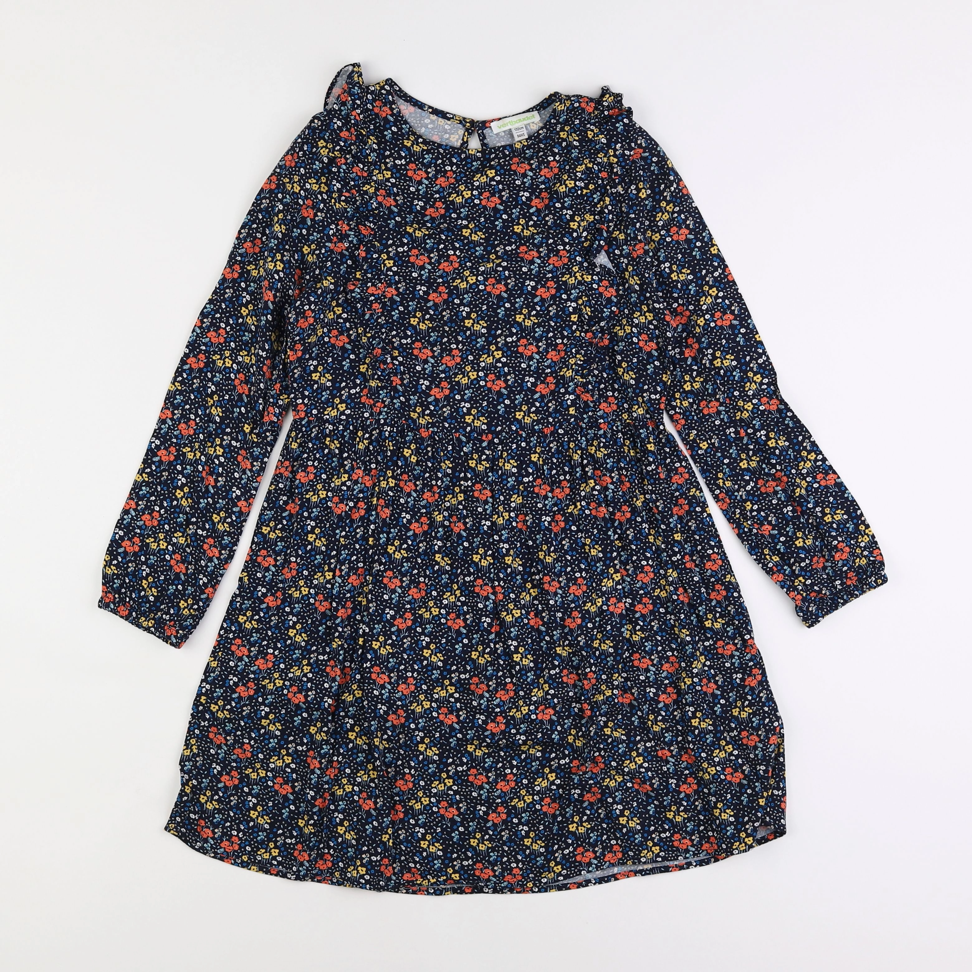 Vertbaudet - robe multicolore - 9 ans