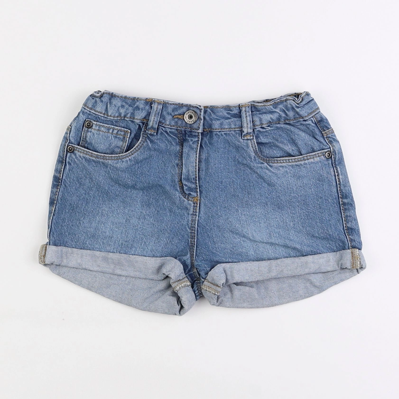 Vertbaudet - short bleu - 7 ans