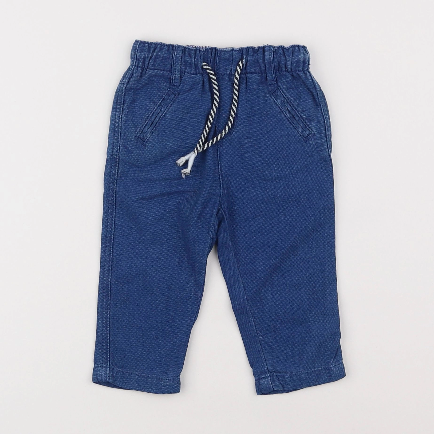 Cyrillus - pantalon bleu - 6 mois