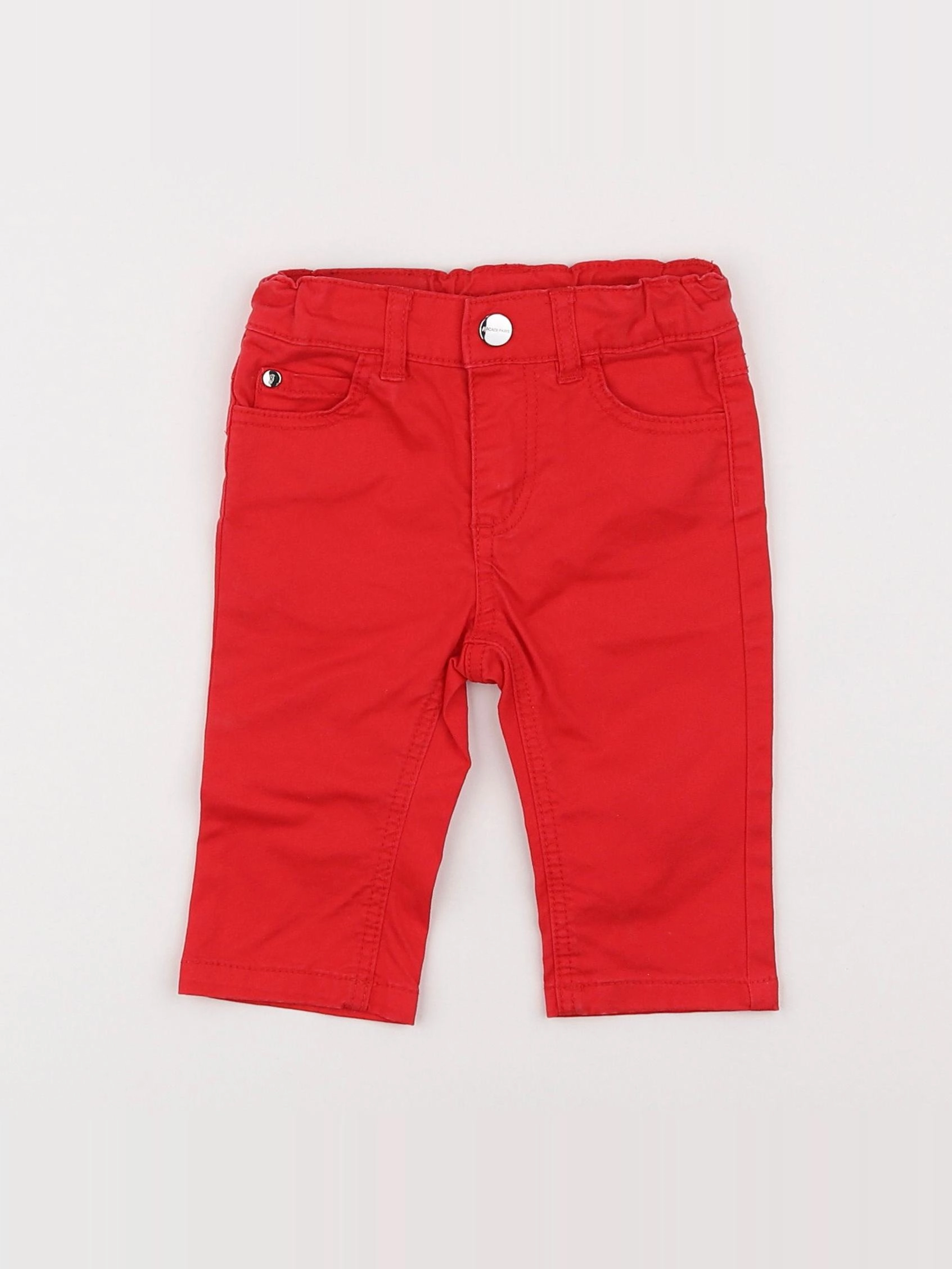 Jacadi - jean rouge - 6 mois