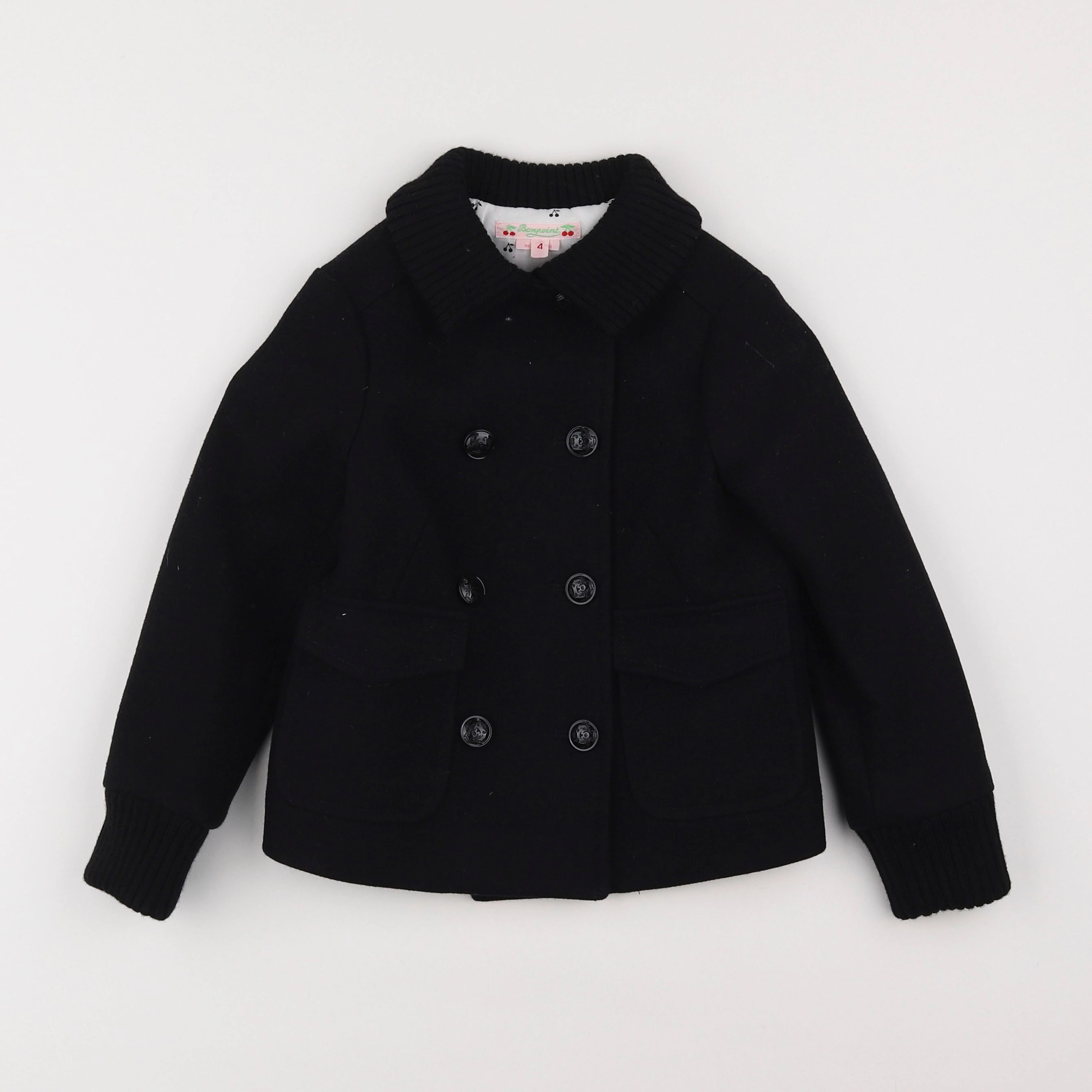 Bonpoint - manteau bleu - 4 ans