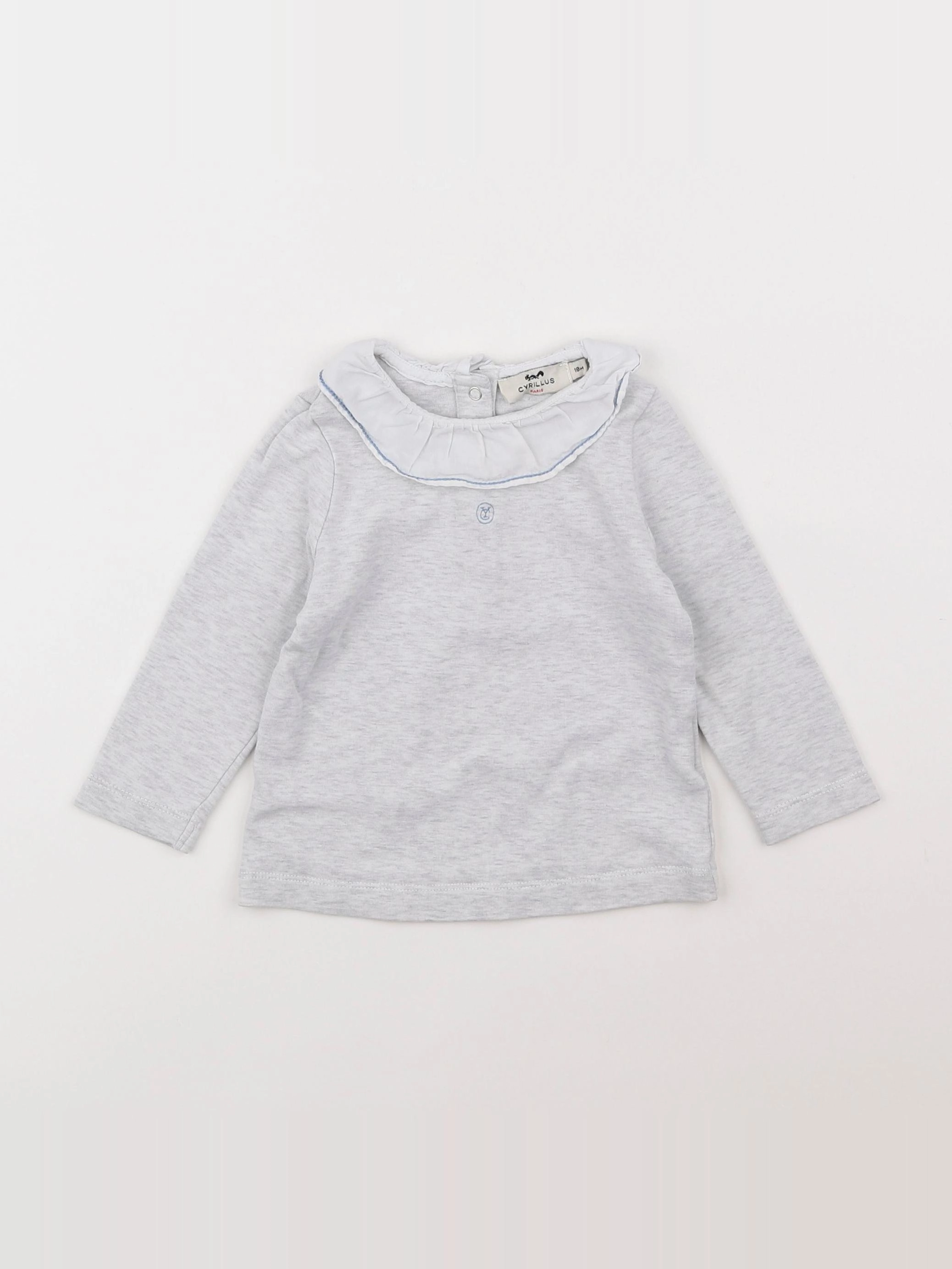 Cyrillus - tee-shirt gris - 18 mois