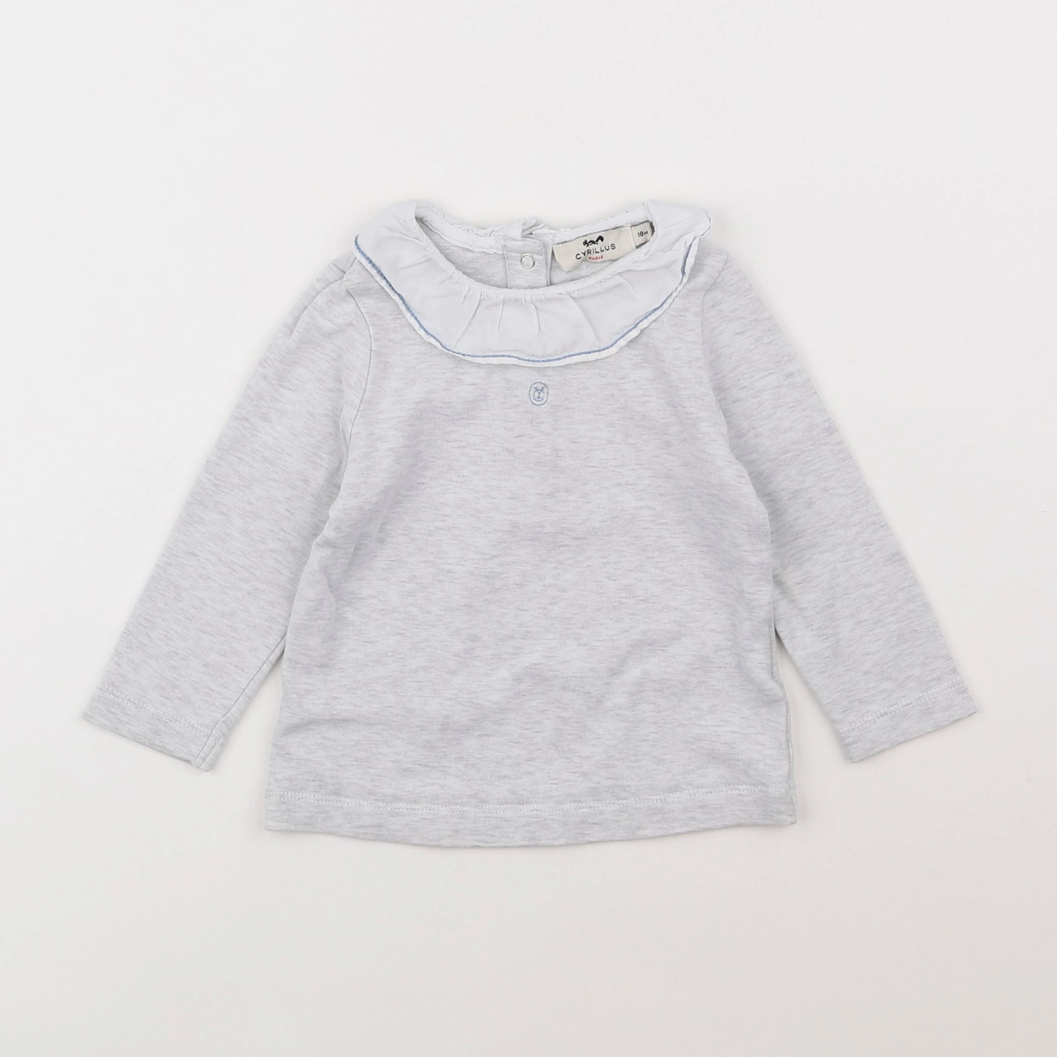 Cyrillus - tee-shirt gris - 18 mois