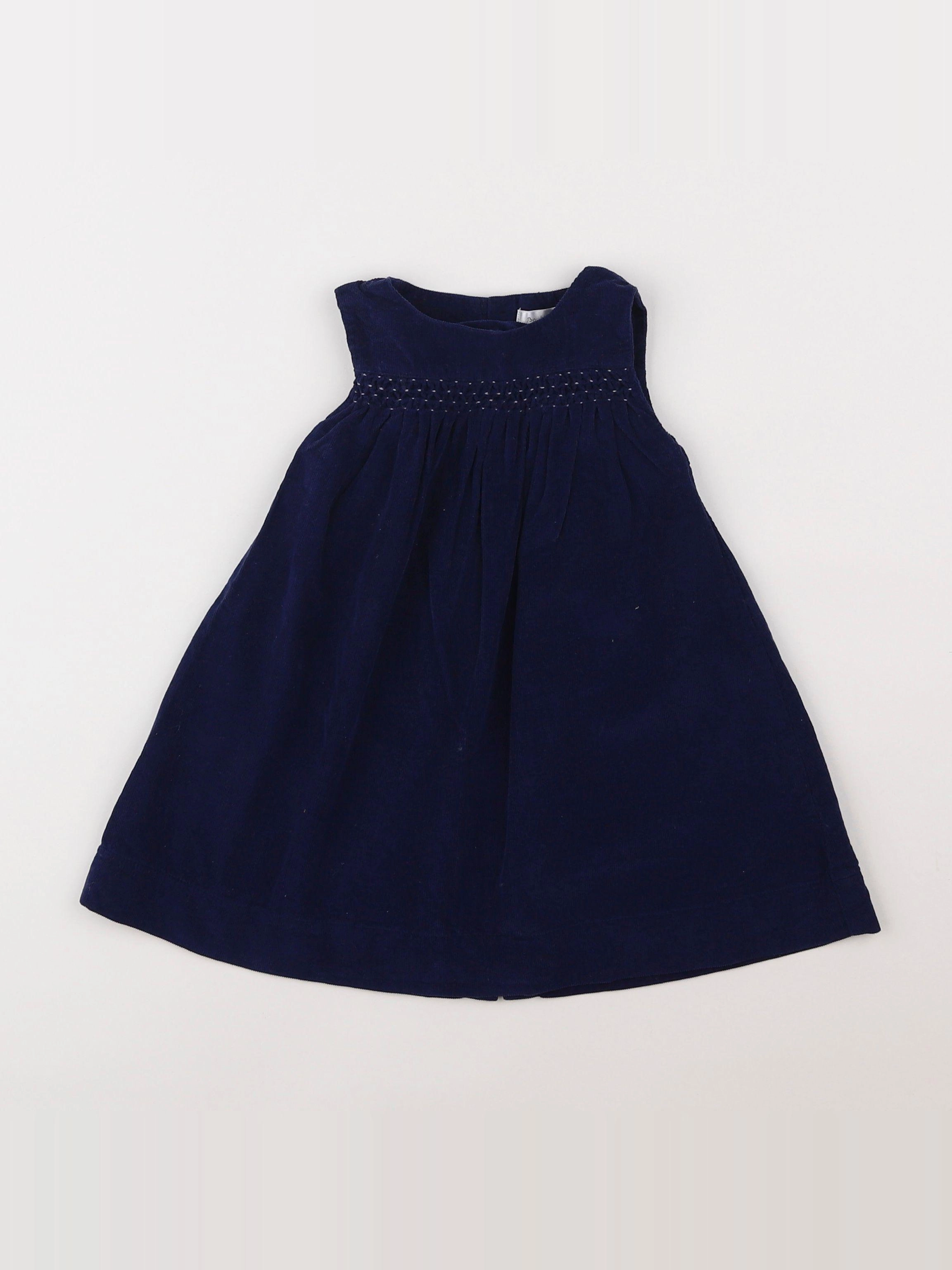 Boutchou - robe bleu - 12 mois