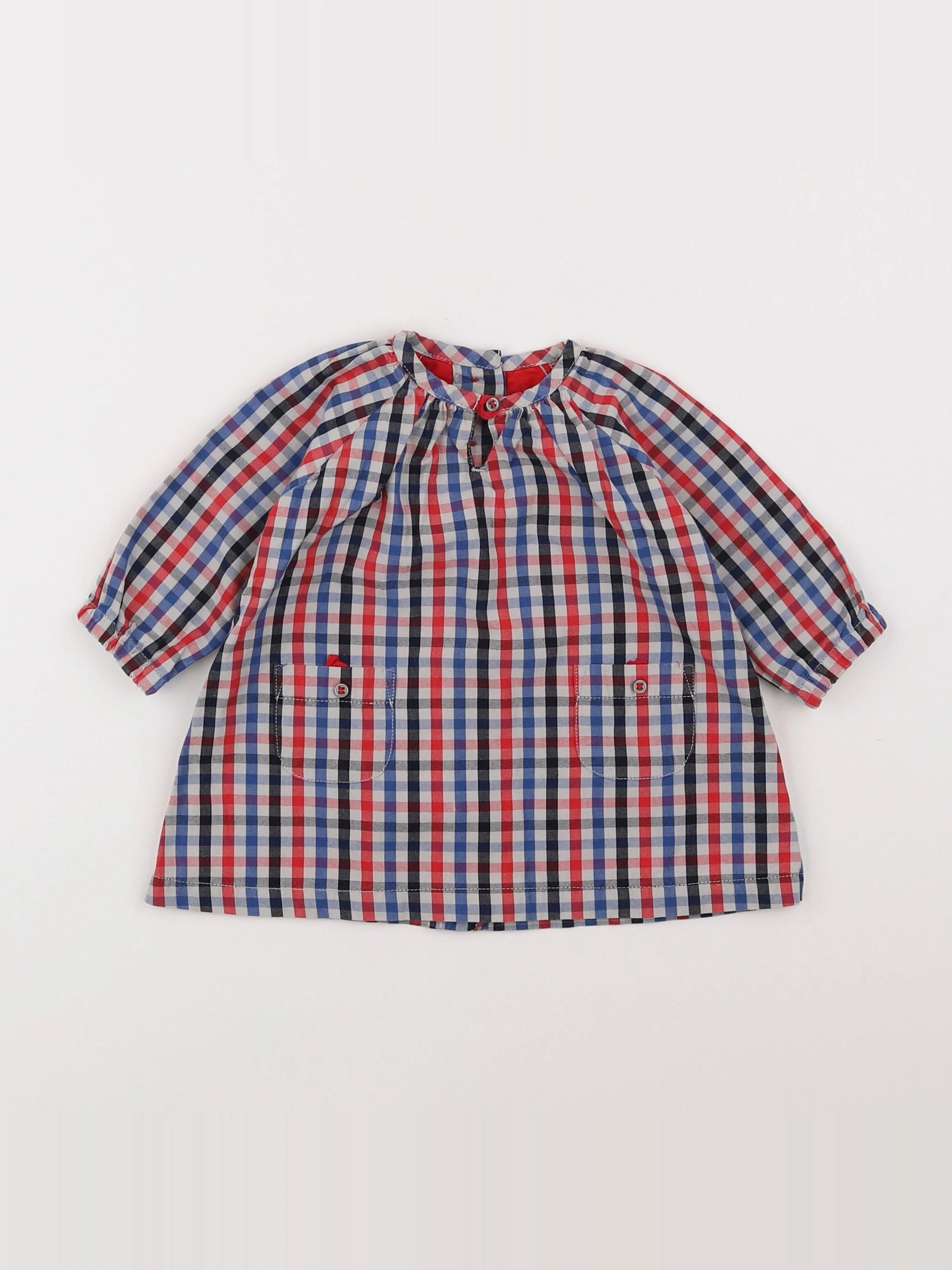 Petit Bateau - robe multicolore - 3 mois