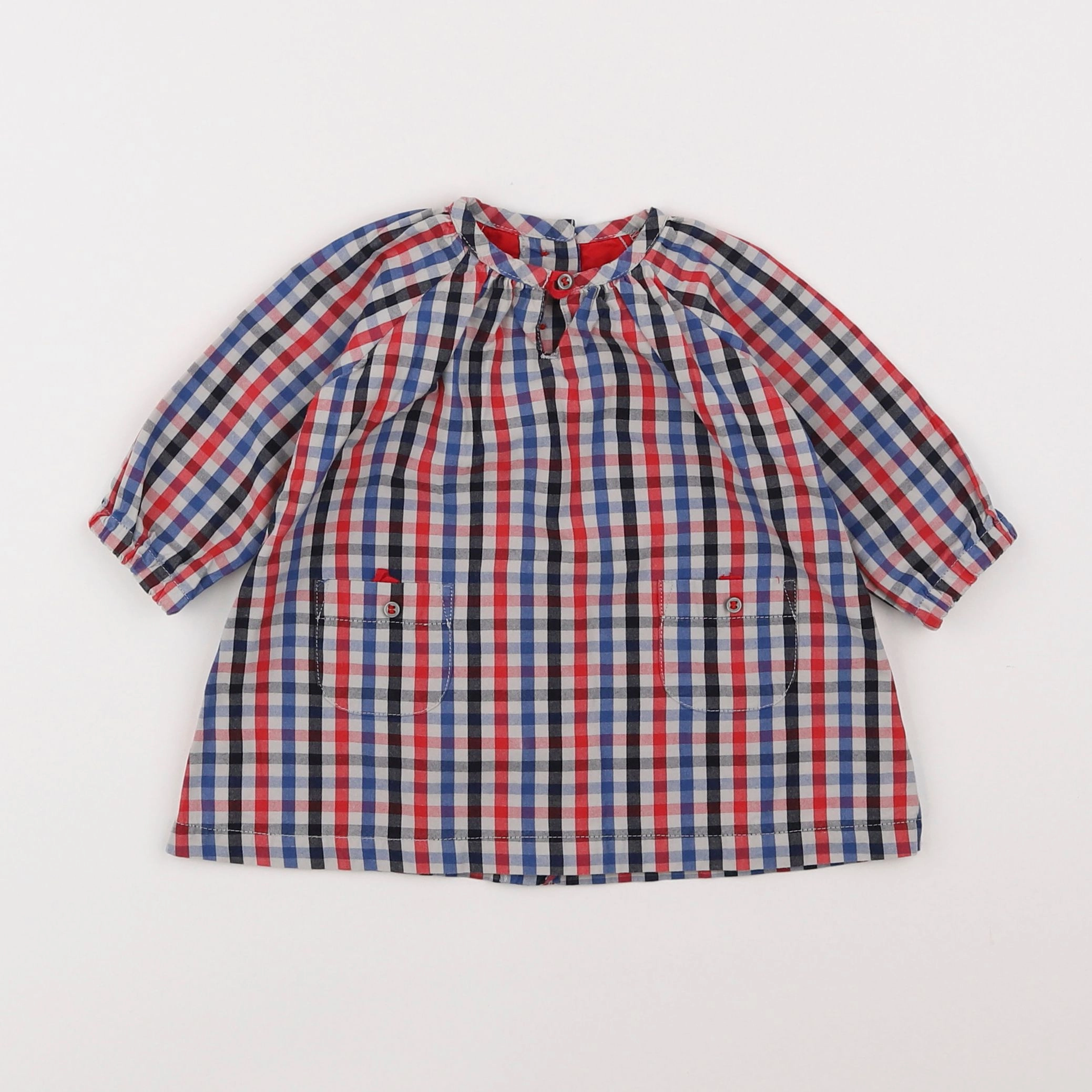 Petit Bateau - robe multicolore - 3 mois