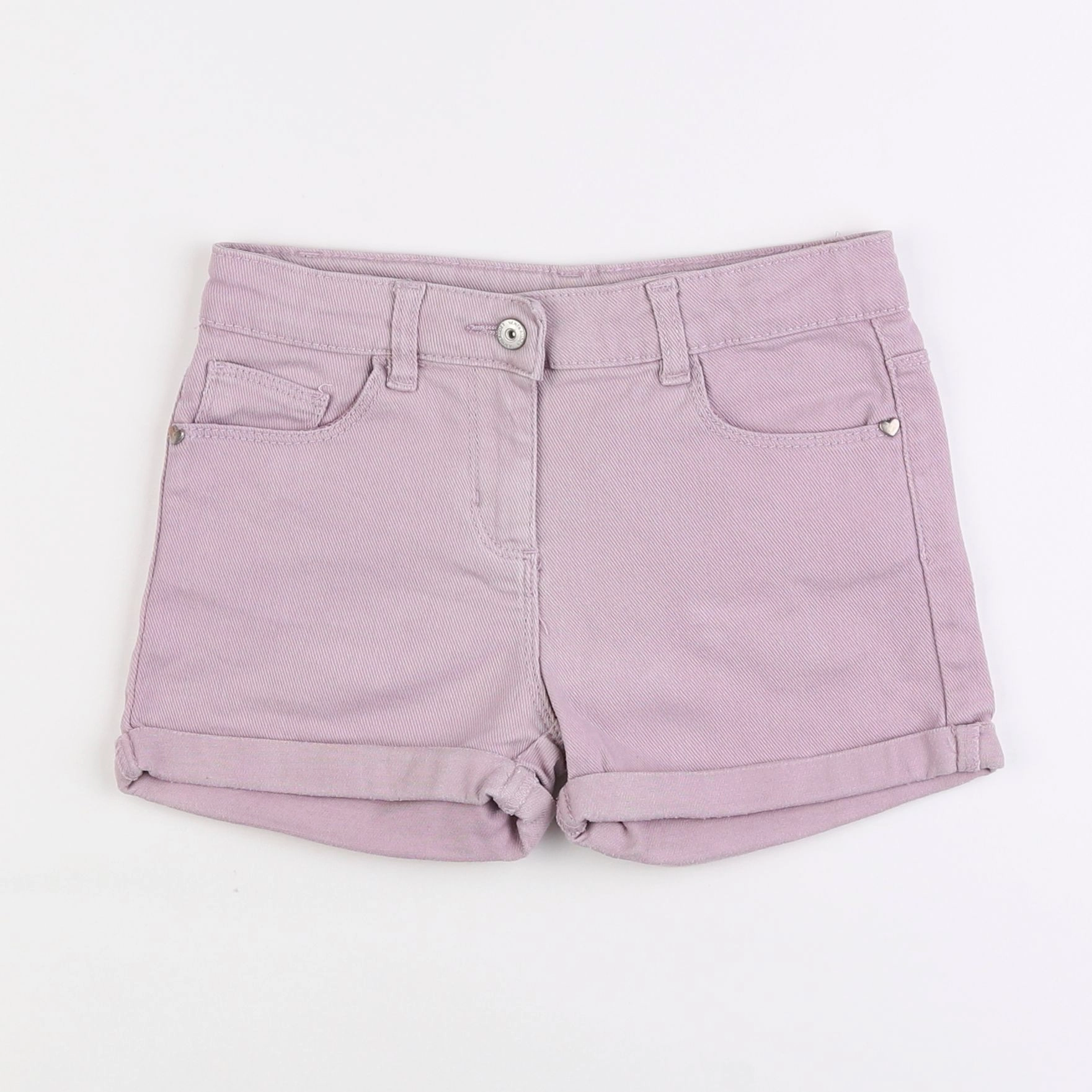 Vertbaudet - short violet - 8 ans