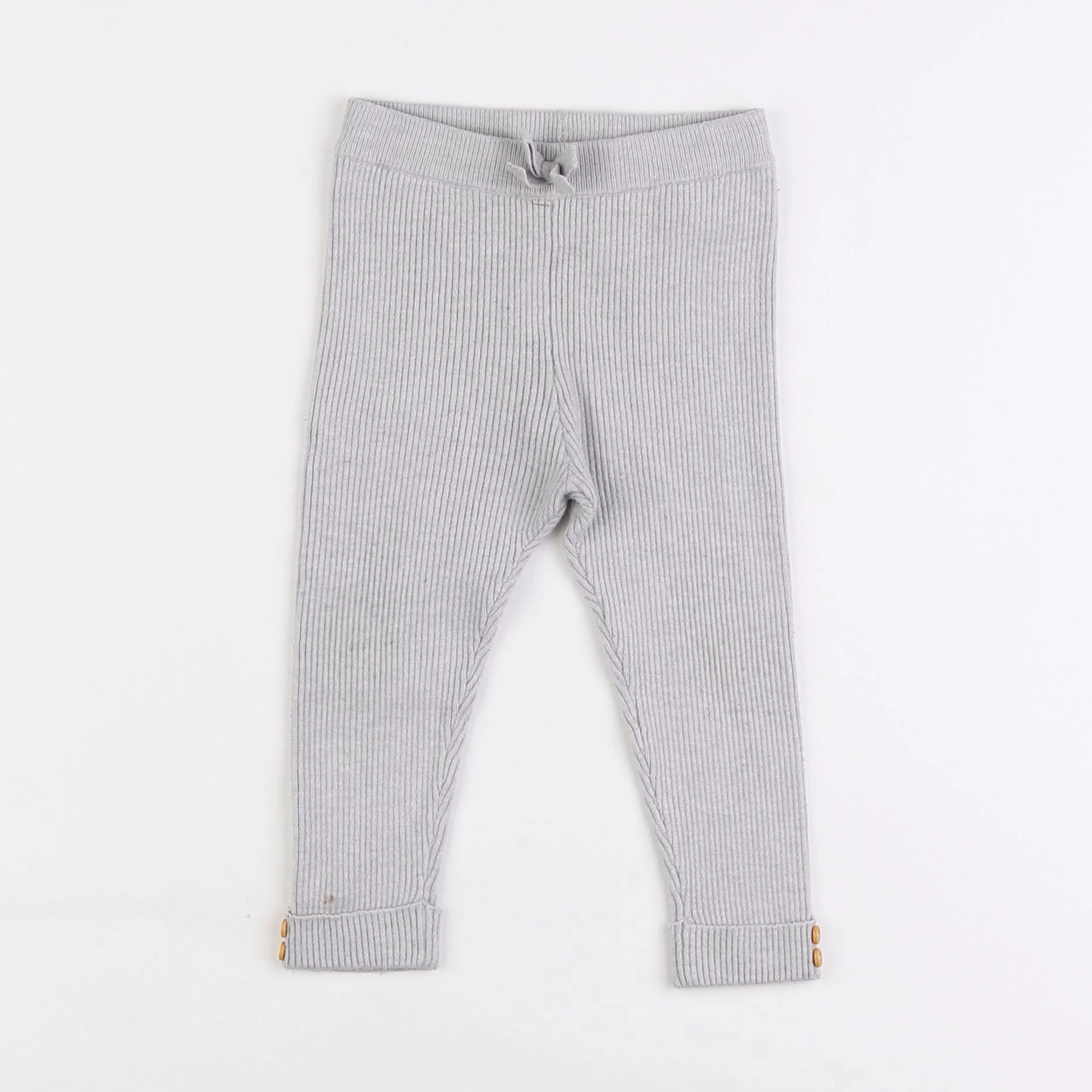 Vertbaudet - legging gris - 18 mois