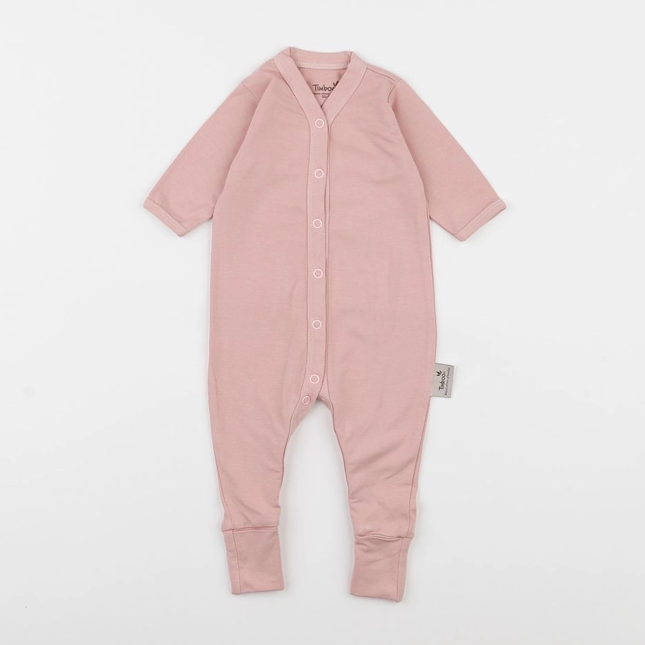 Timboo - pyjama coton rose - 0/1 mois