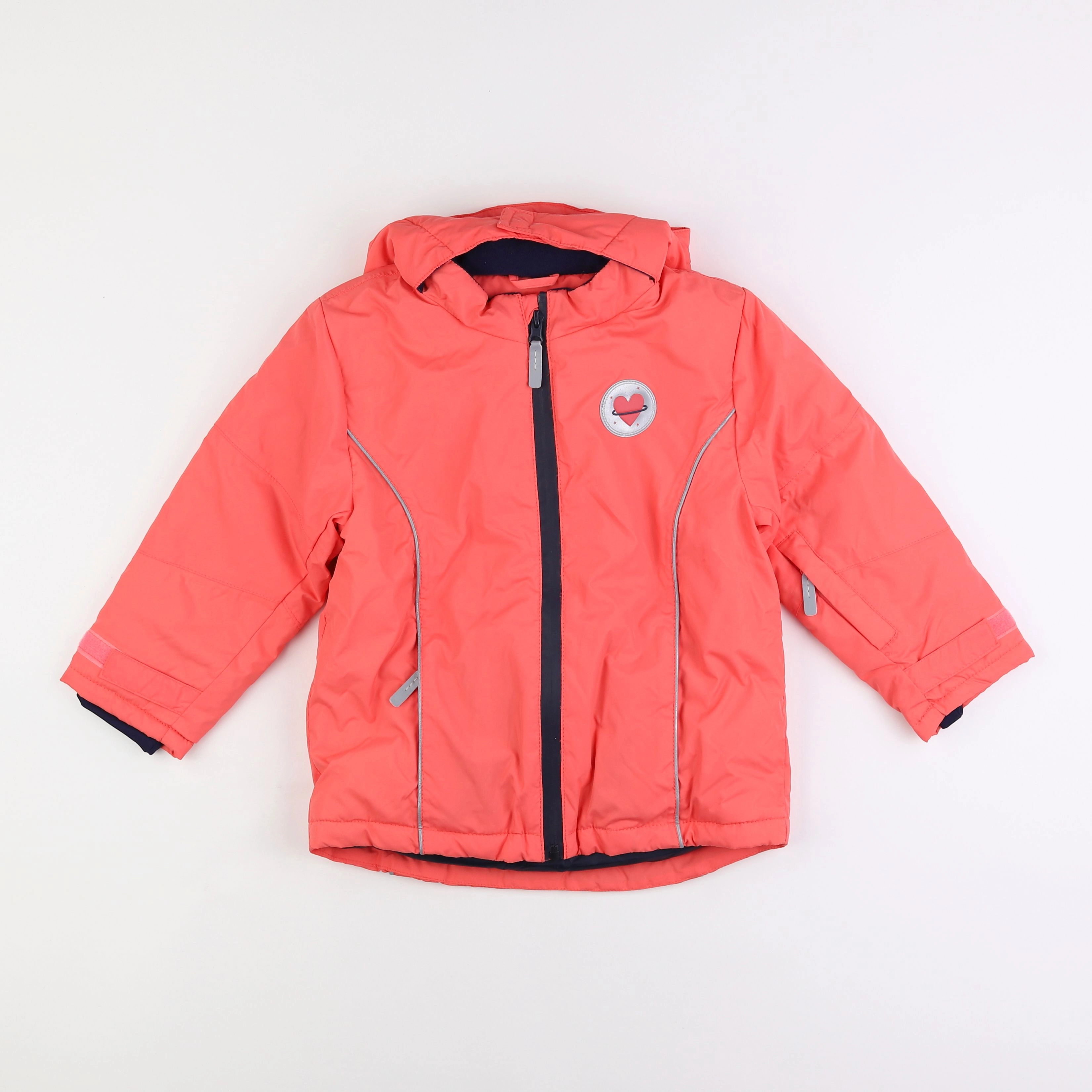 Vertbaudet - manteau de ski rose - 6 ans