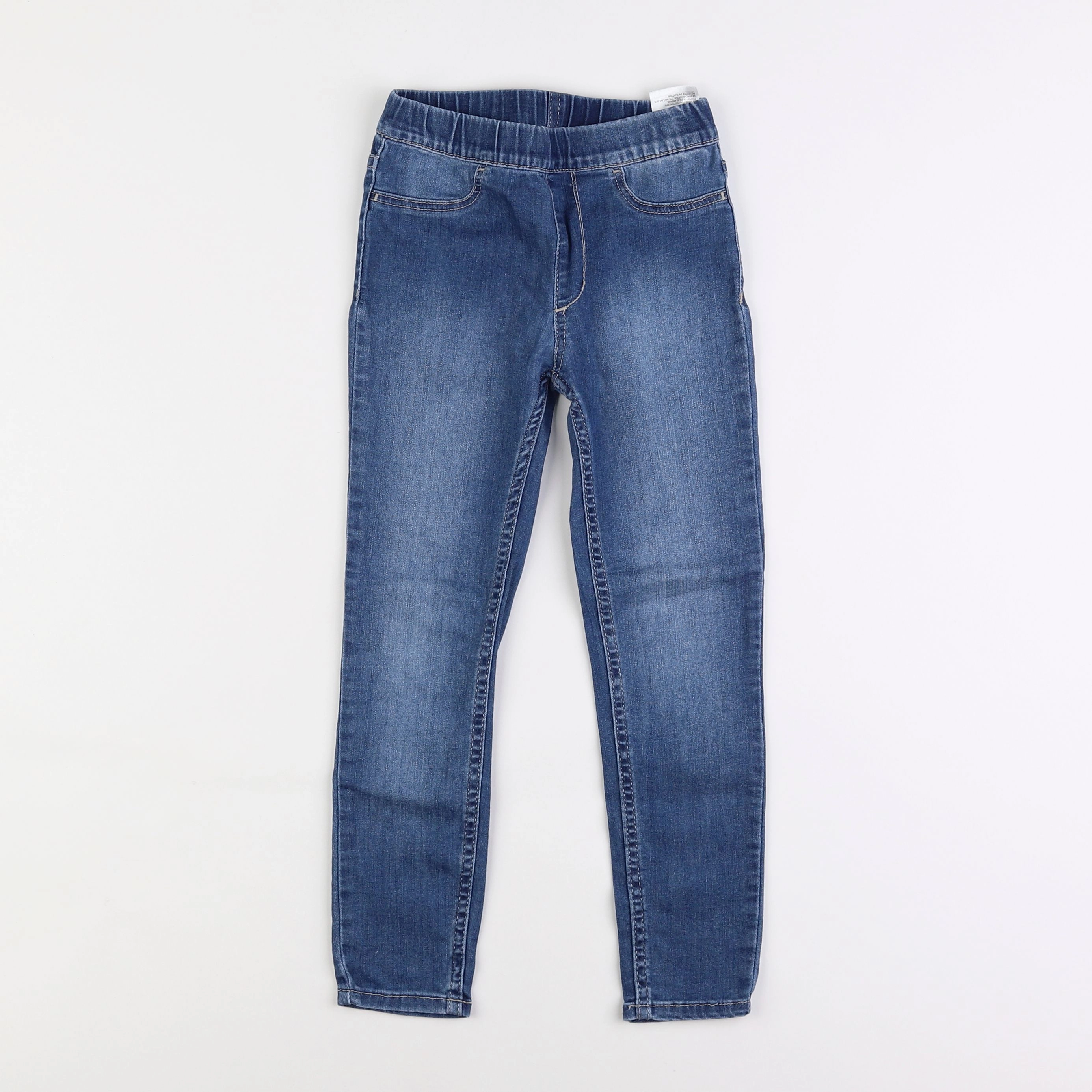 H&M - jegging bleu - 4/5 ans