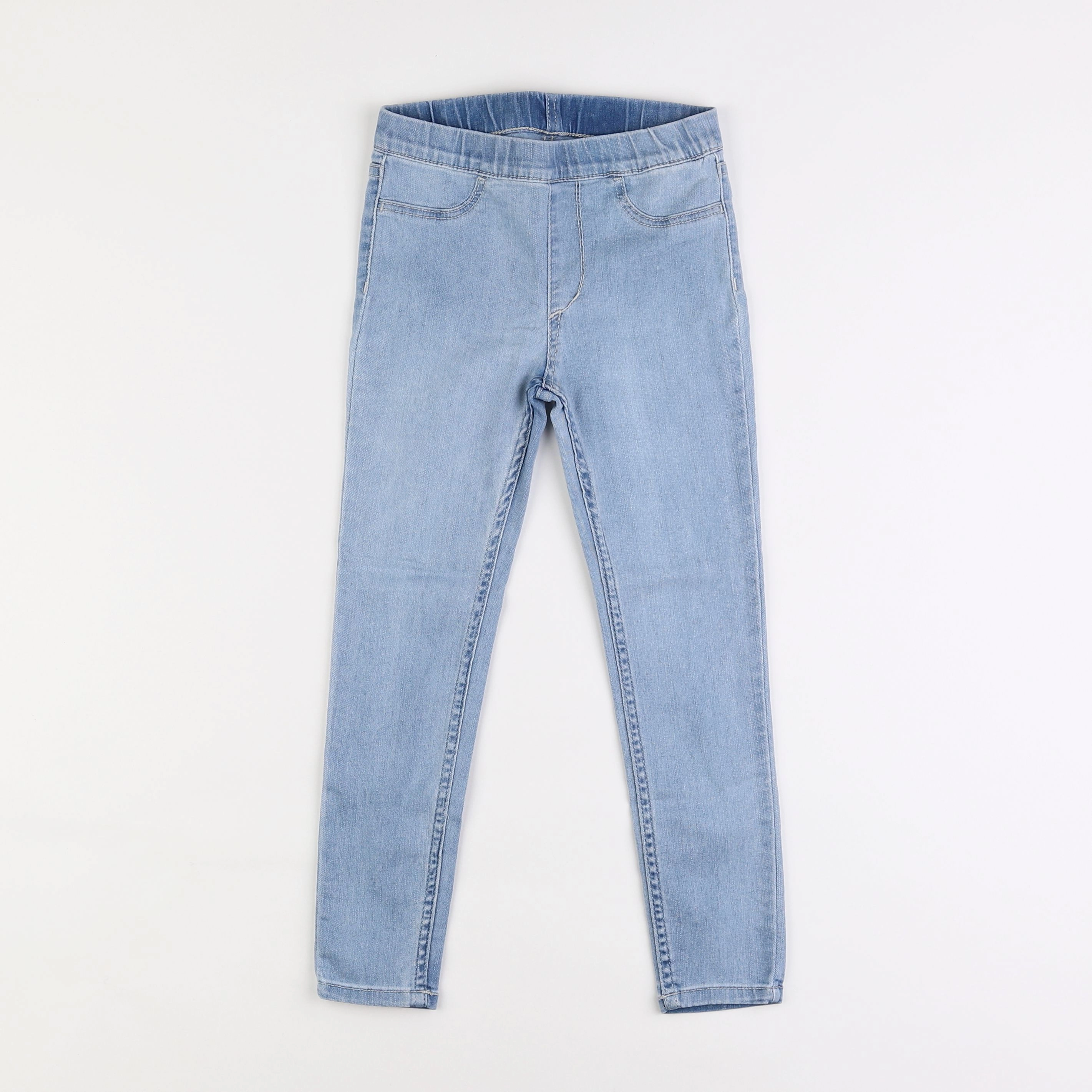 H&M - jegging bleu - 4/5 ans