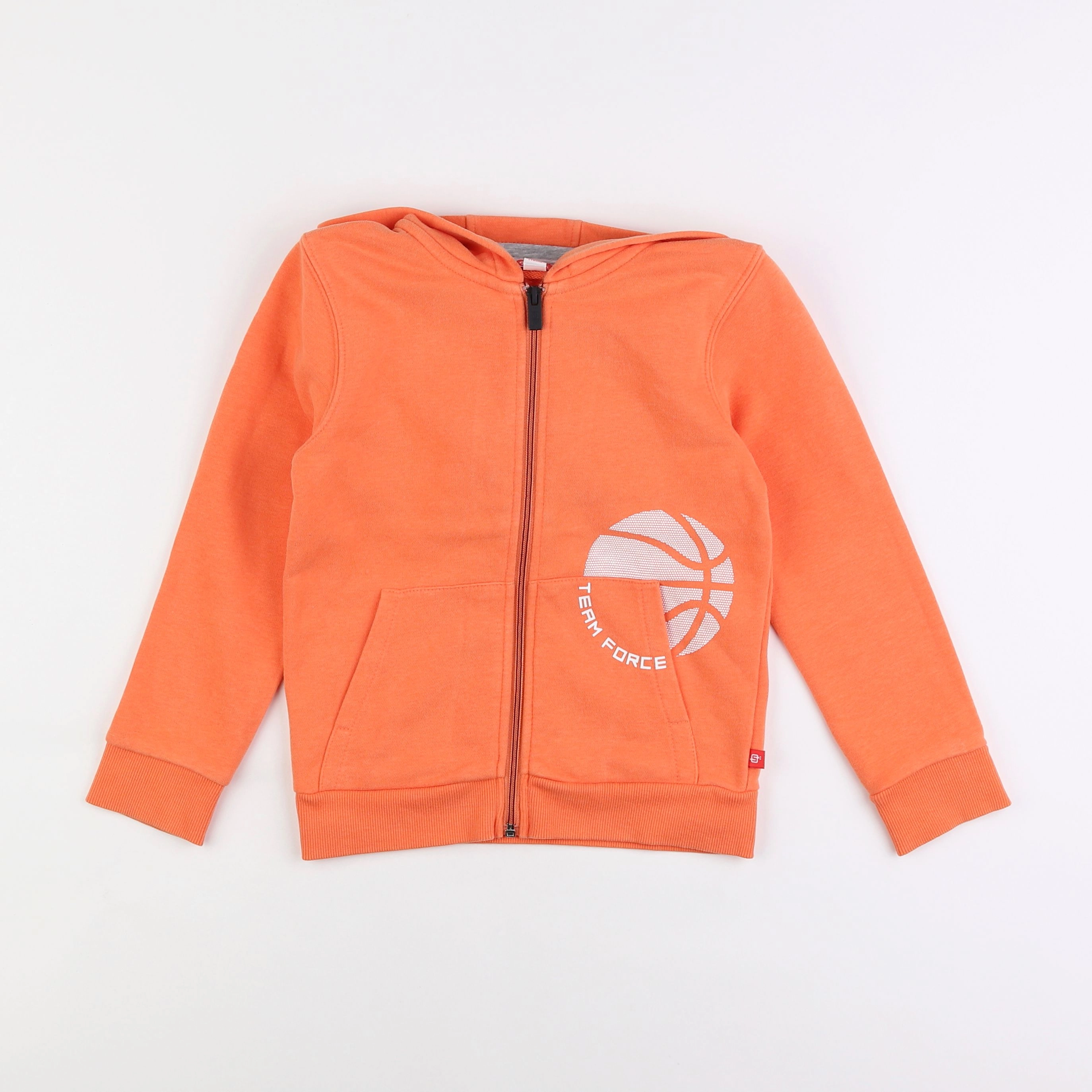 Okaidi - sweat orange - 6 ans