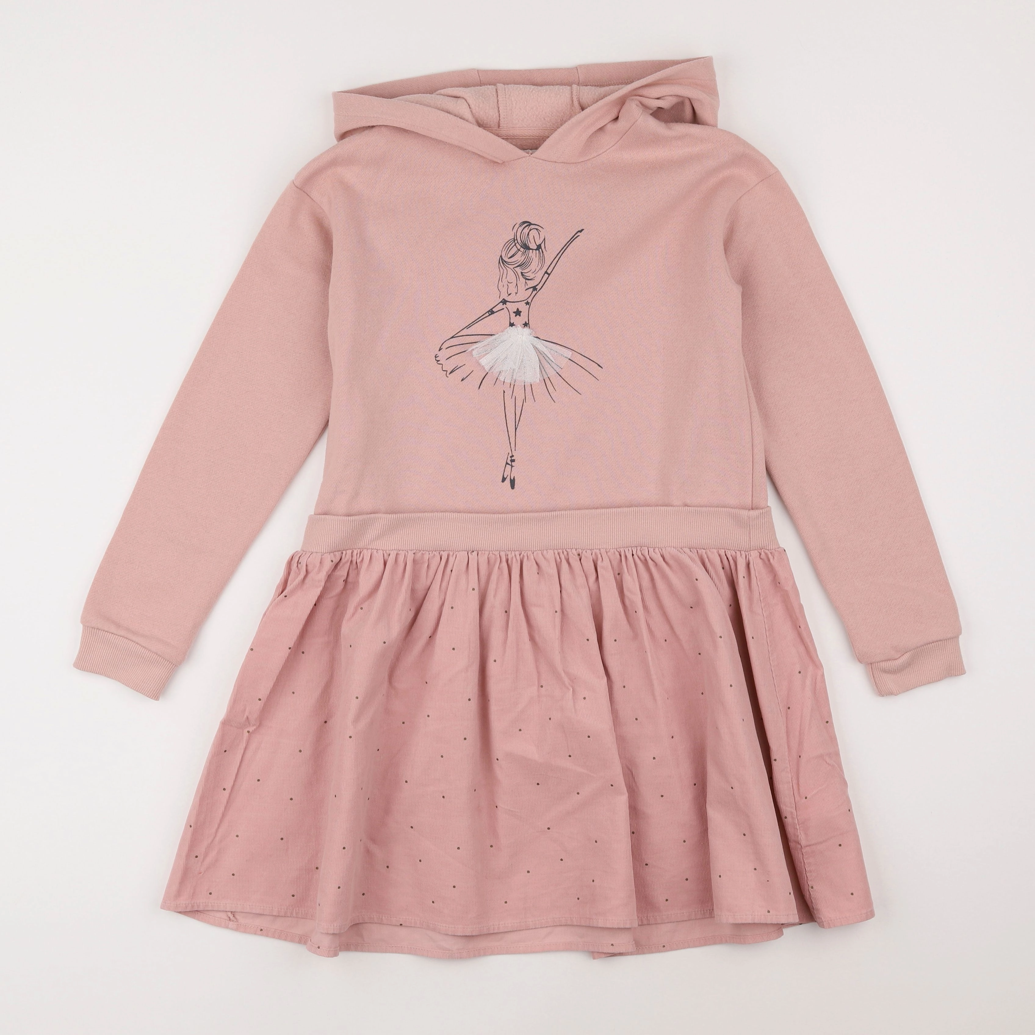 Vertbaudet - robe rose - 10 ans