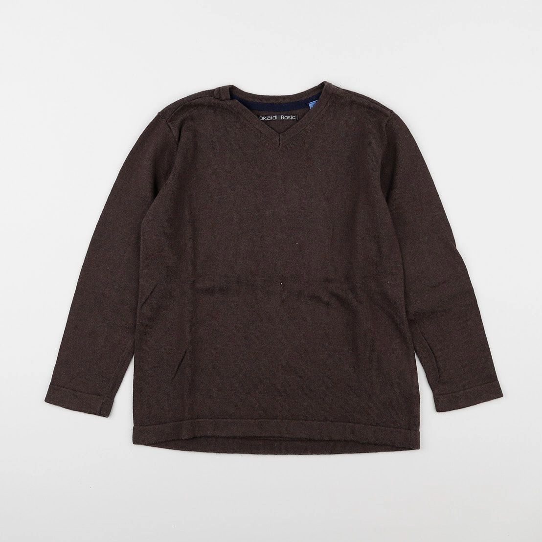 Okaidi - pull marron - 8 ans