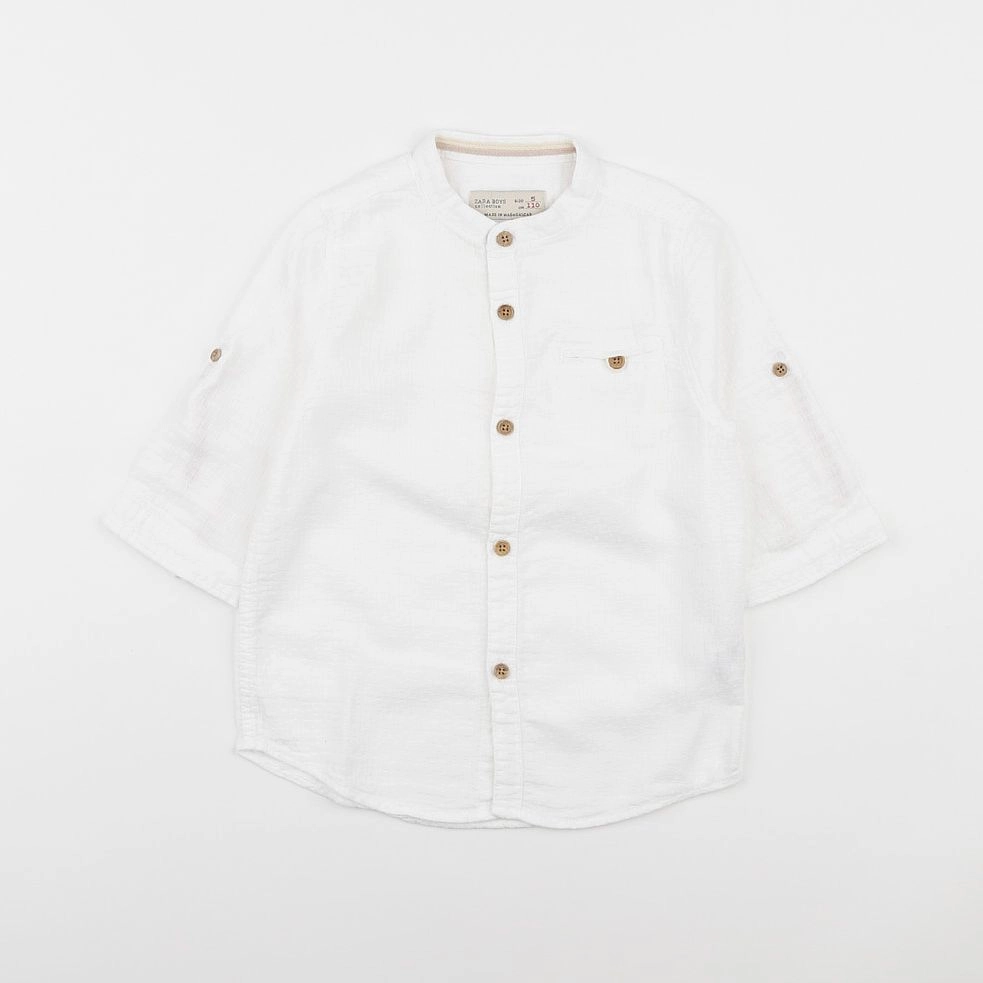 Zara - chemise blanc - 5 ans